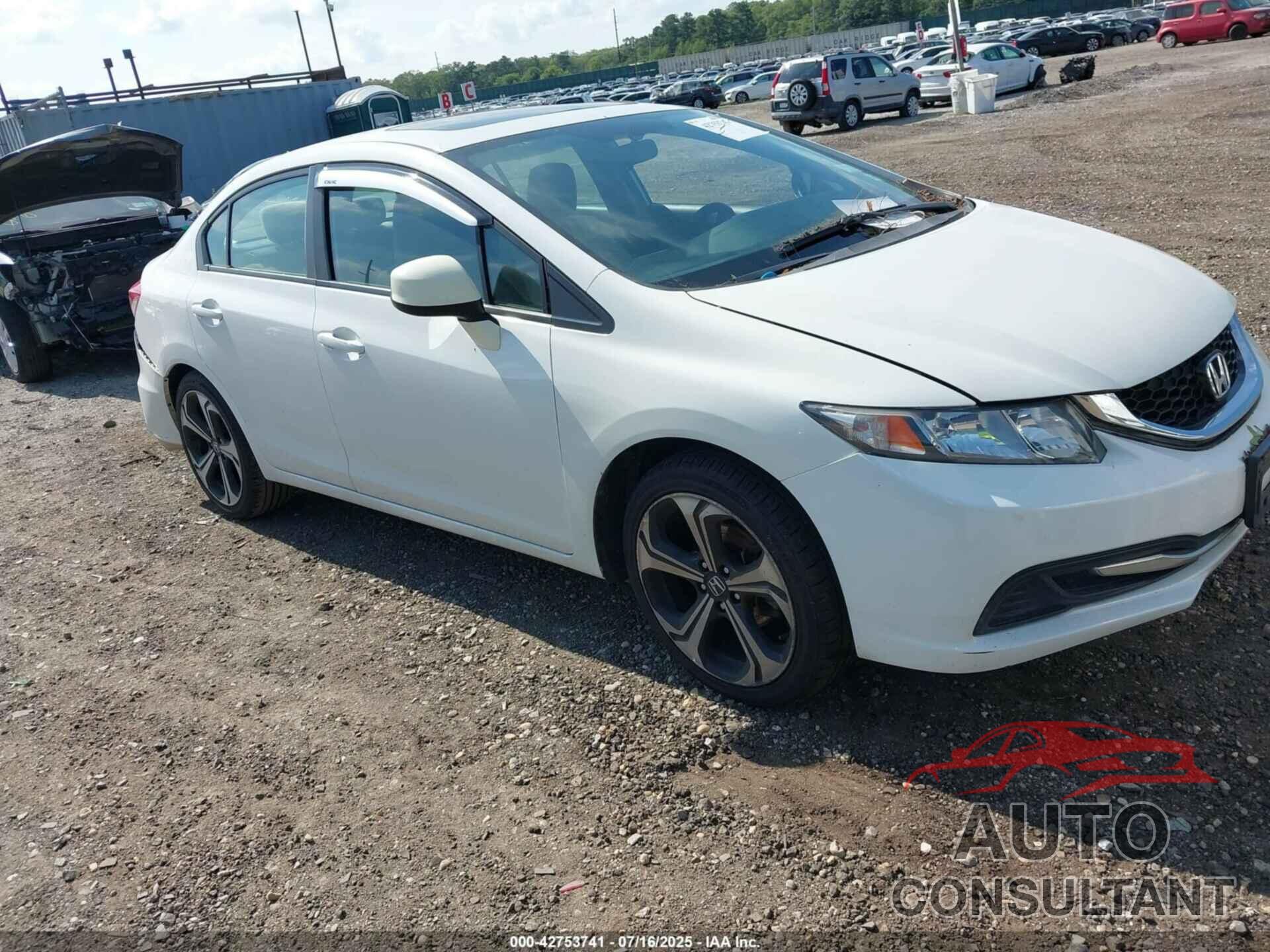 HONDA CIVIC 2013 - 2HGFB2F87DH542275