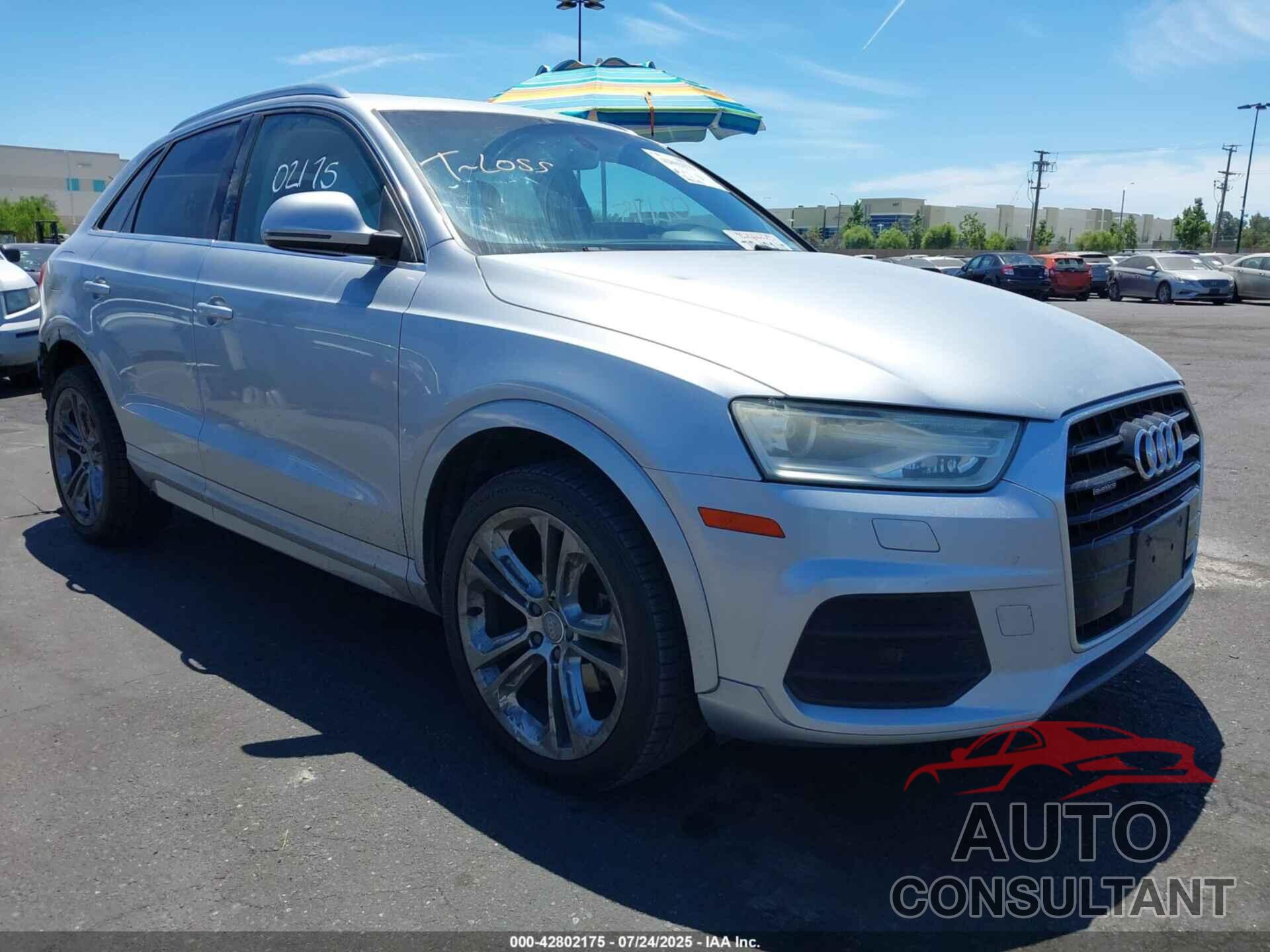 AUDI Q3 2016 - WA1EFCFS7GR006750