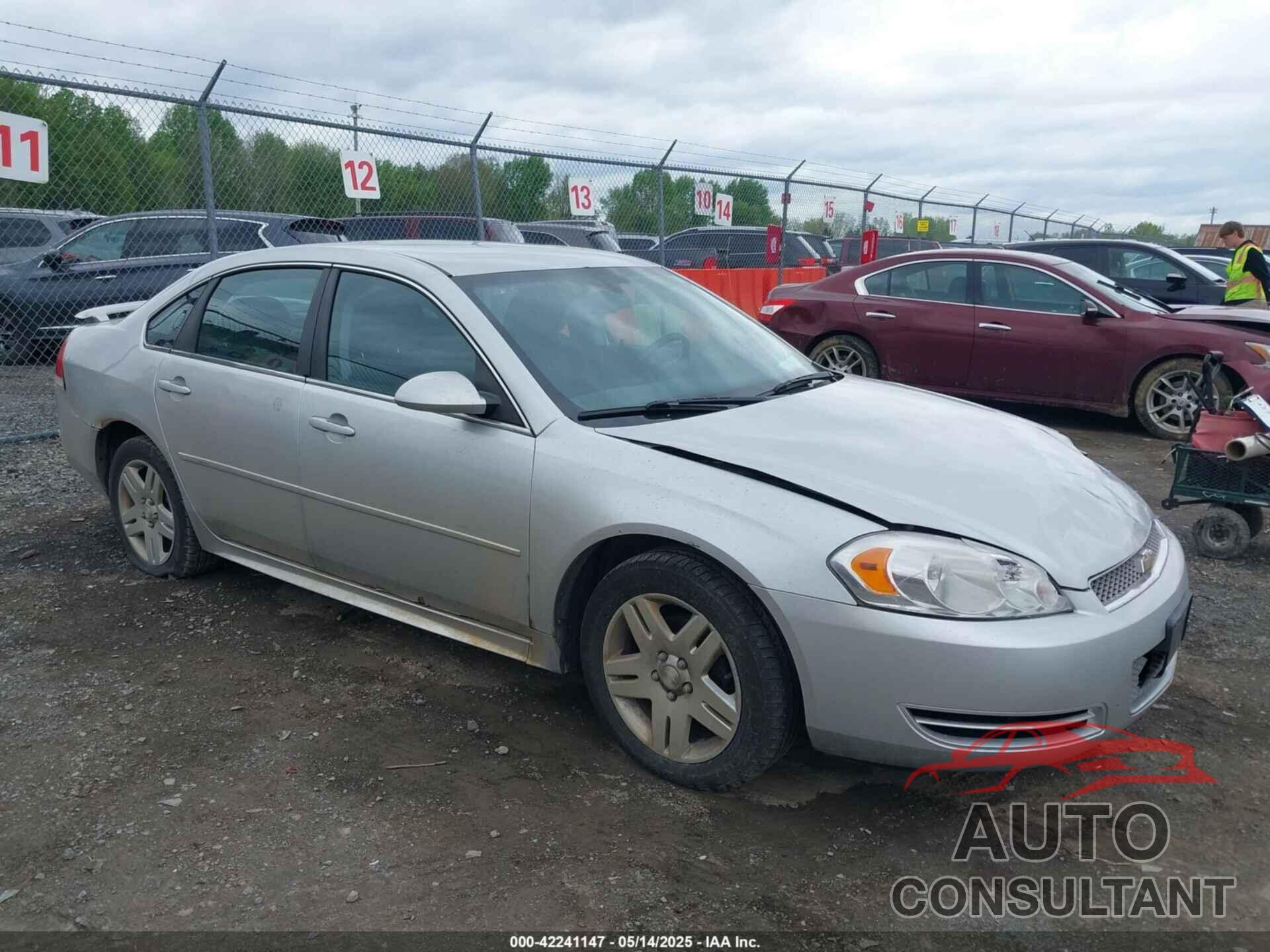 CHEVROLET IMPALA 2012 - 2G1WB5E34C1320850