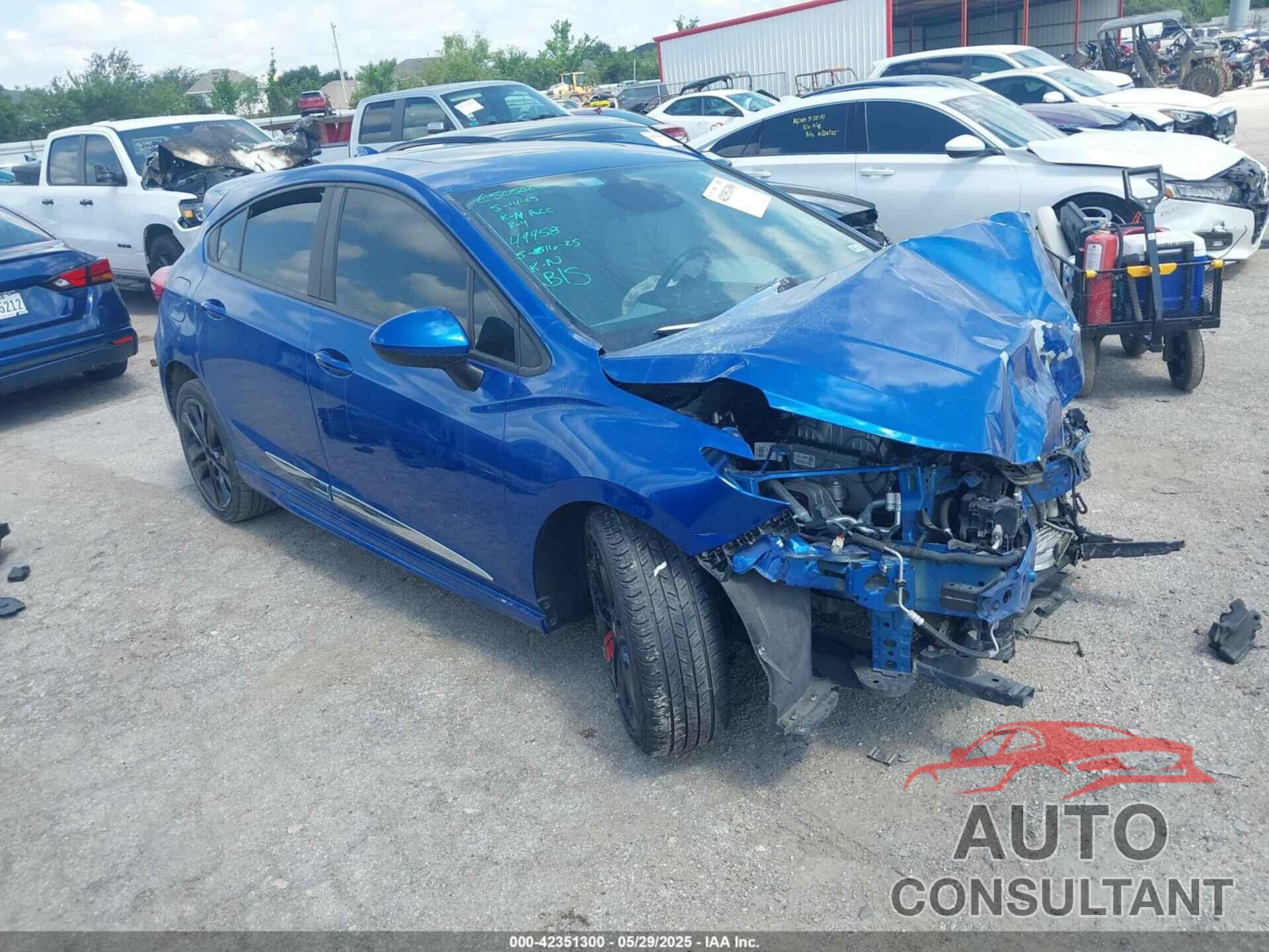 CHEVROLET CRUZE 2019 - 3G1BF6SMXKS570523