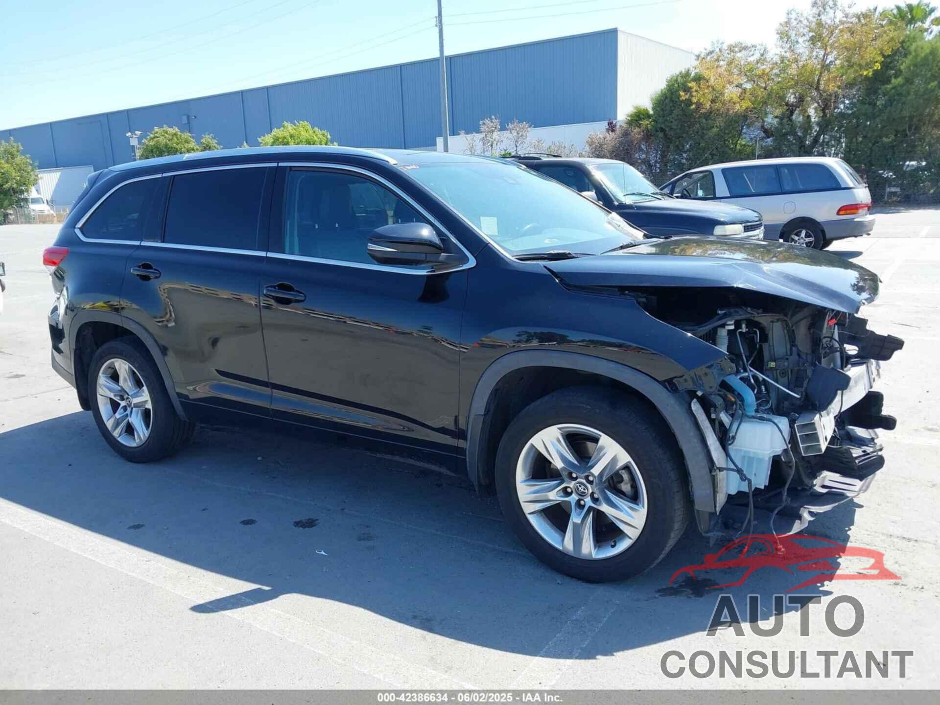 TOYOTA HIGHLANDER 2019 - 5TDYZRFH4KS350113