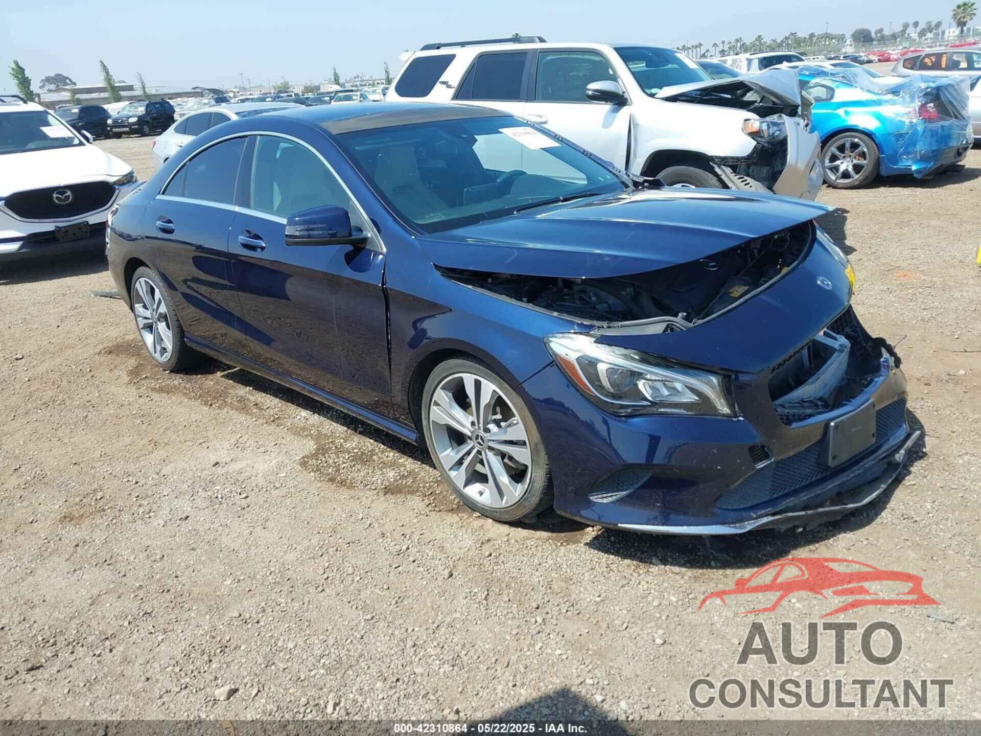 MERCEDES-BENZ CLA 250 2018 - WDDSJ4EB9JN629869