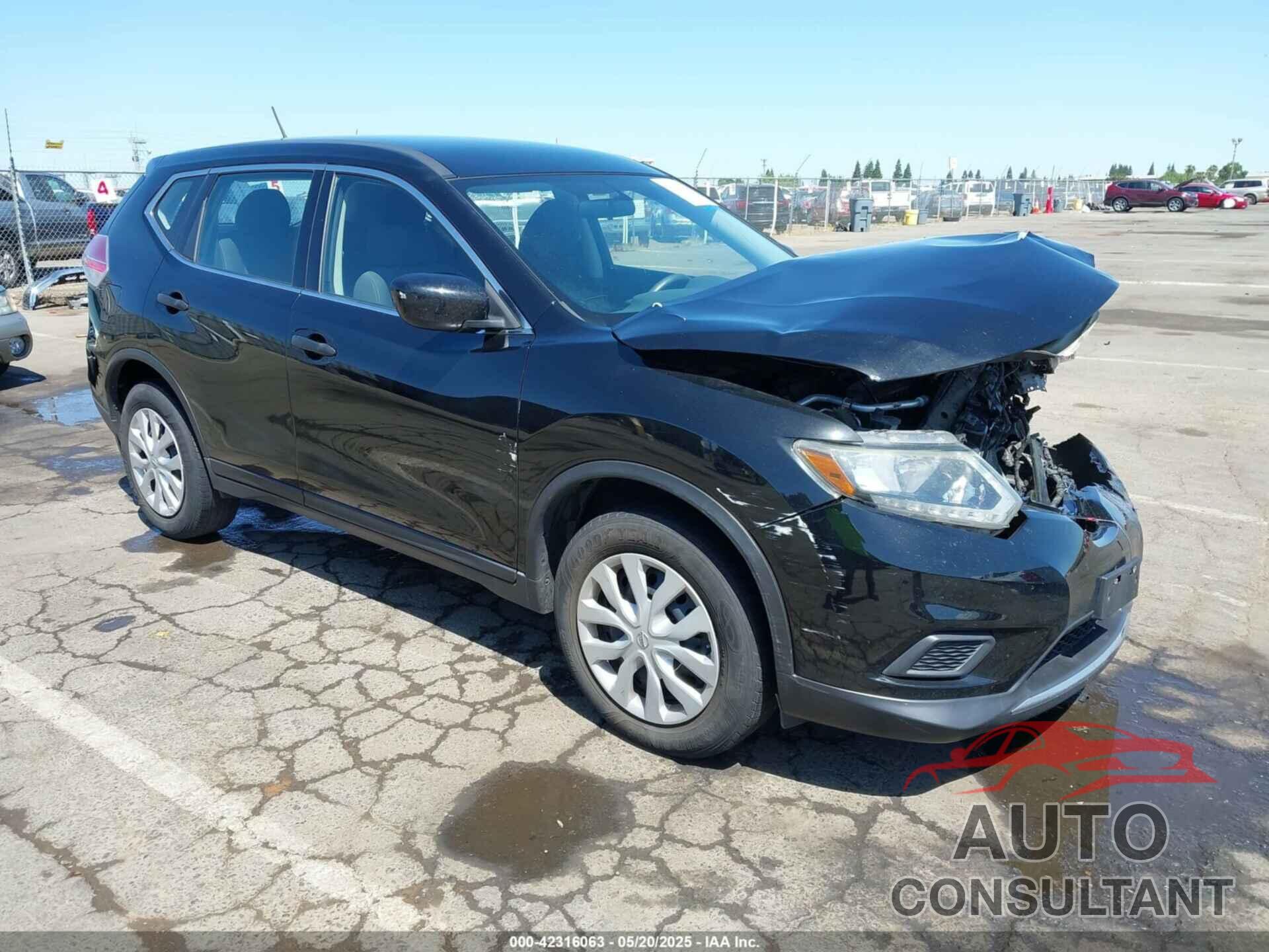 NISSAN ROGUE 2016 - KNMAT2MT8GP636534