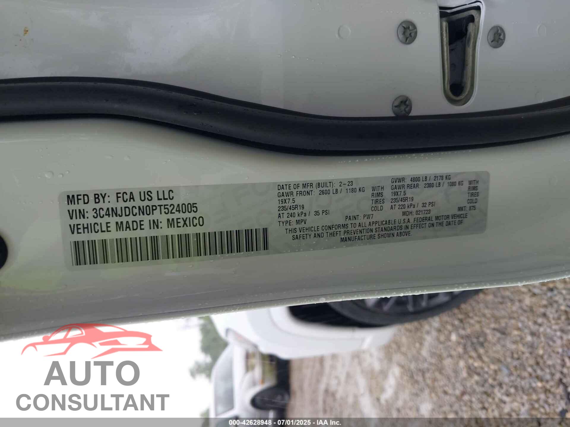 JEEP COMPASS 2023 - 3C4NJDCN0PT524005