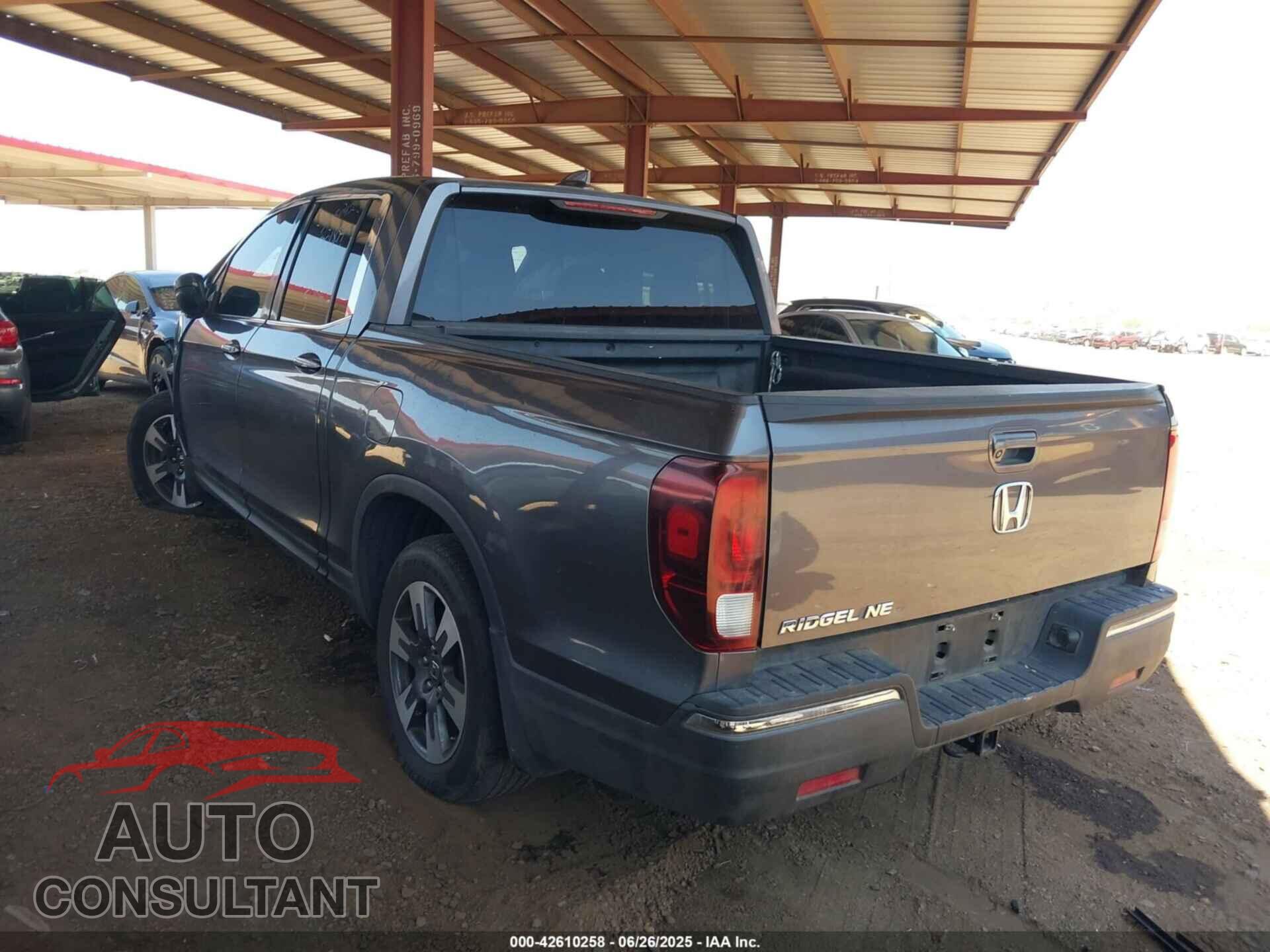 HONDA RIDGELINE 2017 - 5FPYK2F53HB001854