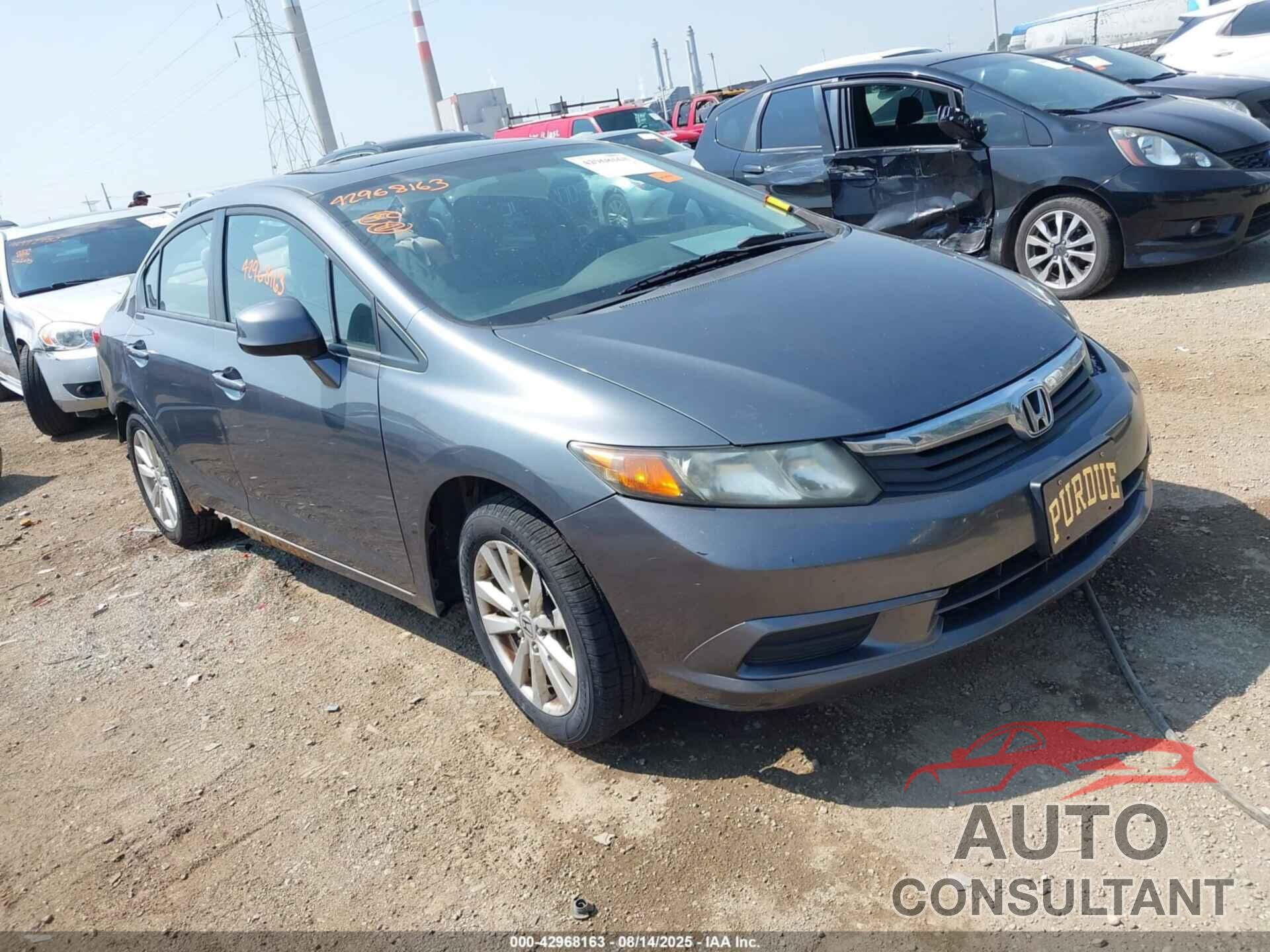 HONDA CIVIC 2012 - 19XFB2F83CE109240