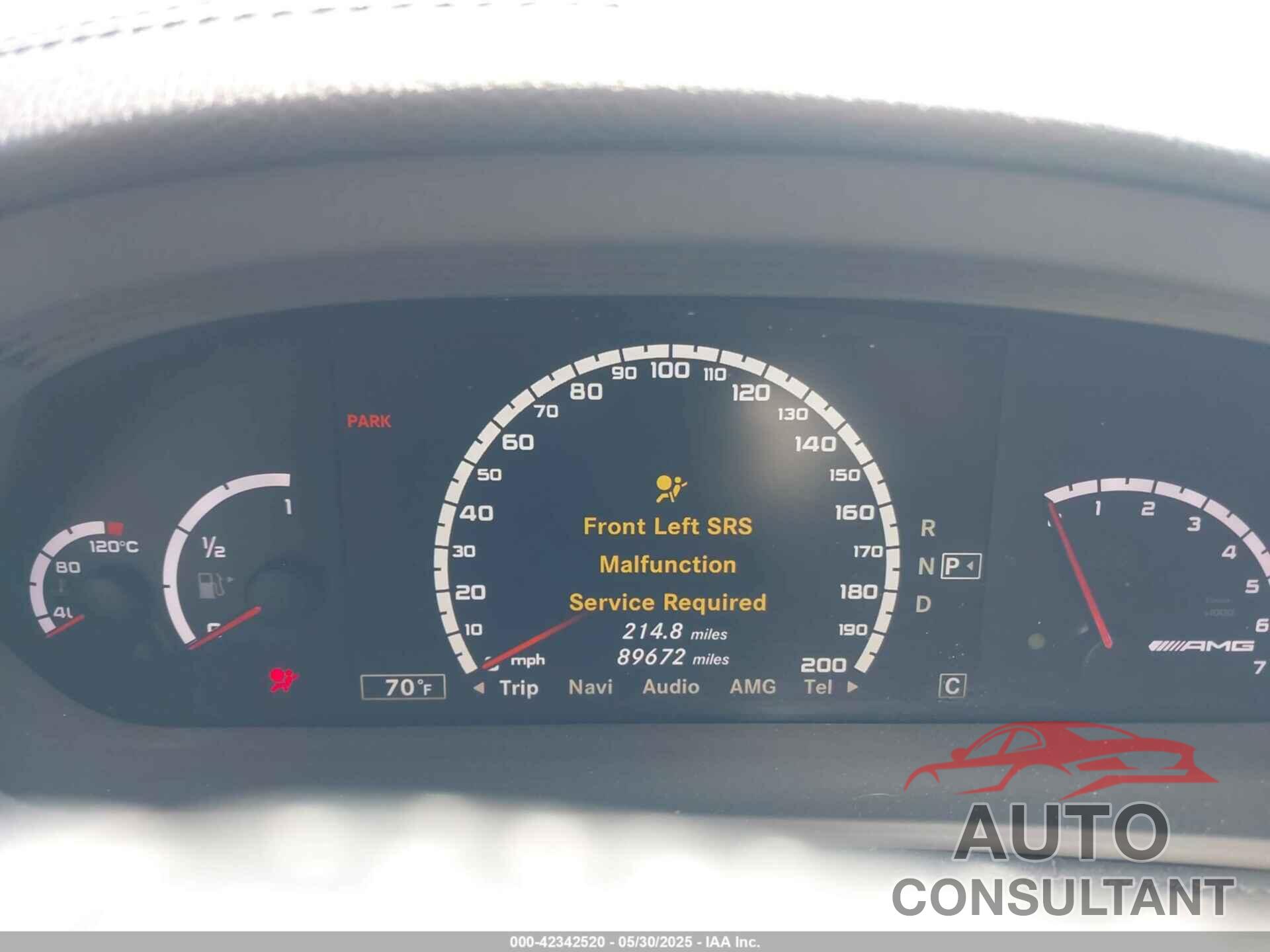 MERCEDES-BENZ CL 63 AMG 2012 - WDDEJ7EB1CA030358