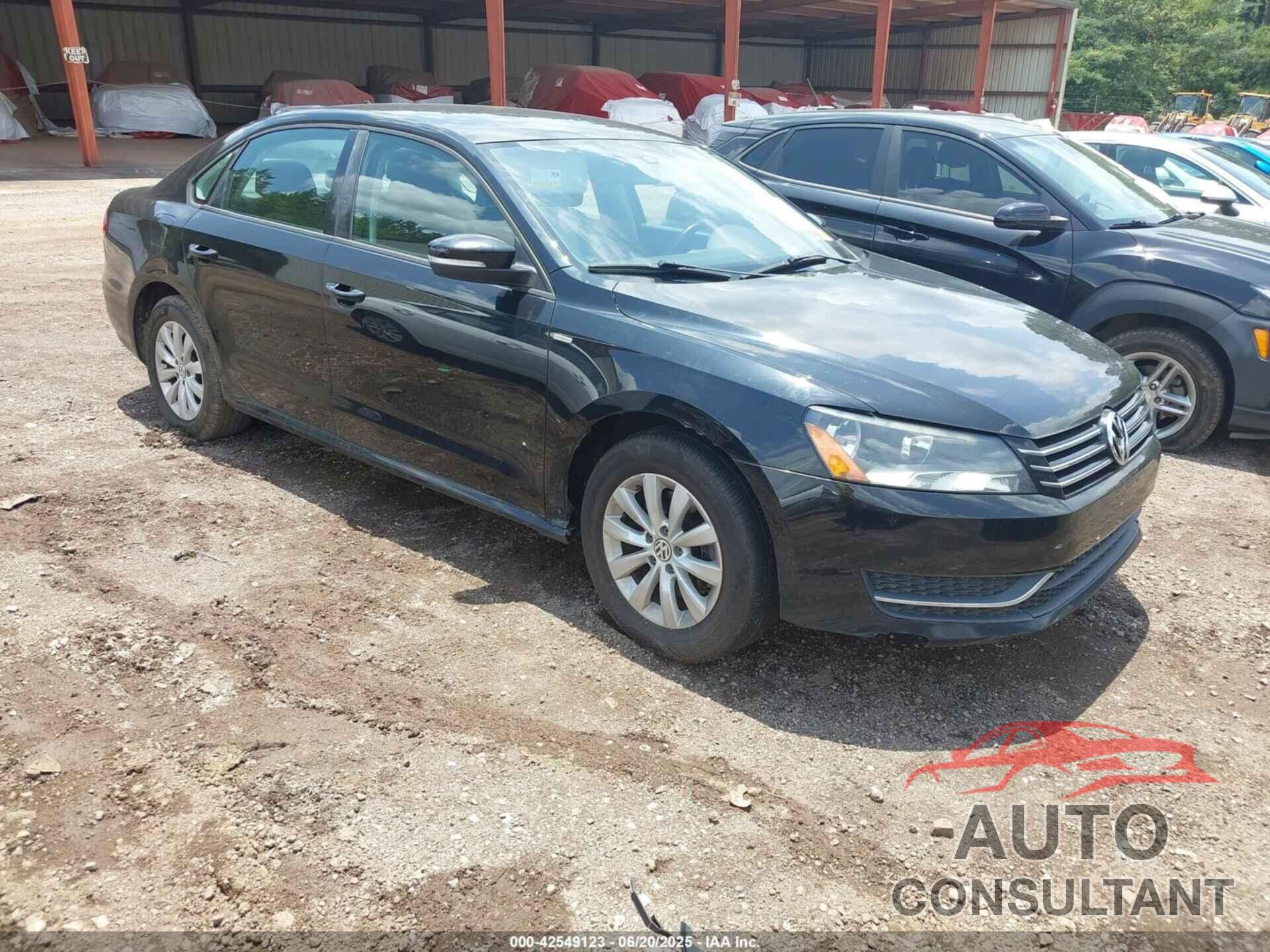 VOLKSWAGEN PASSAT 2014 - 1VWAT7A38EC106972