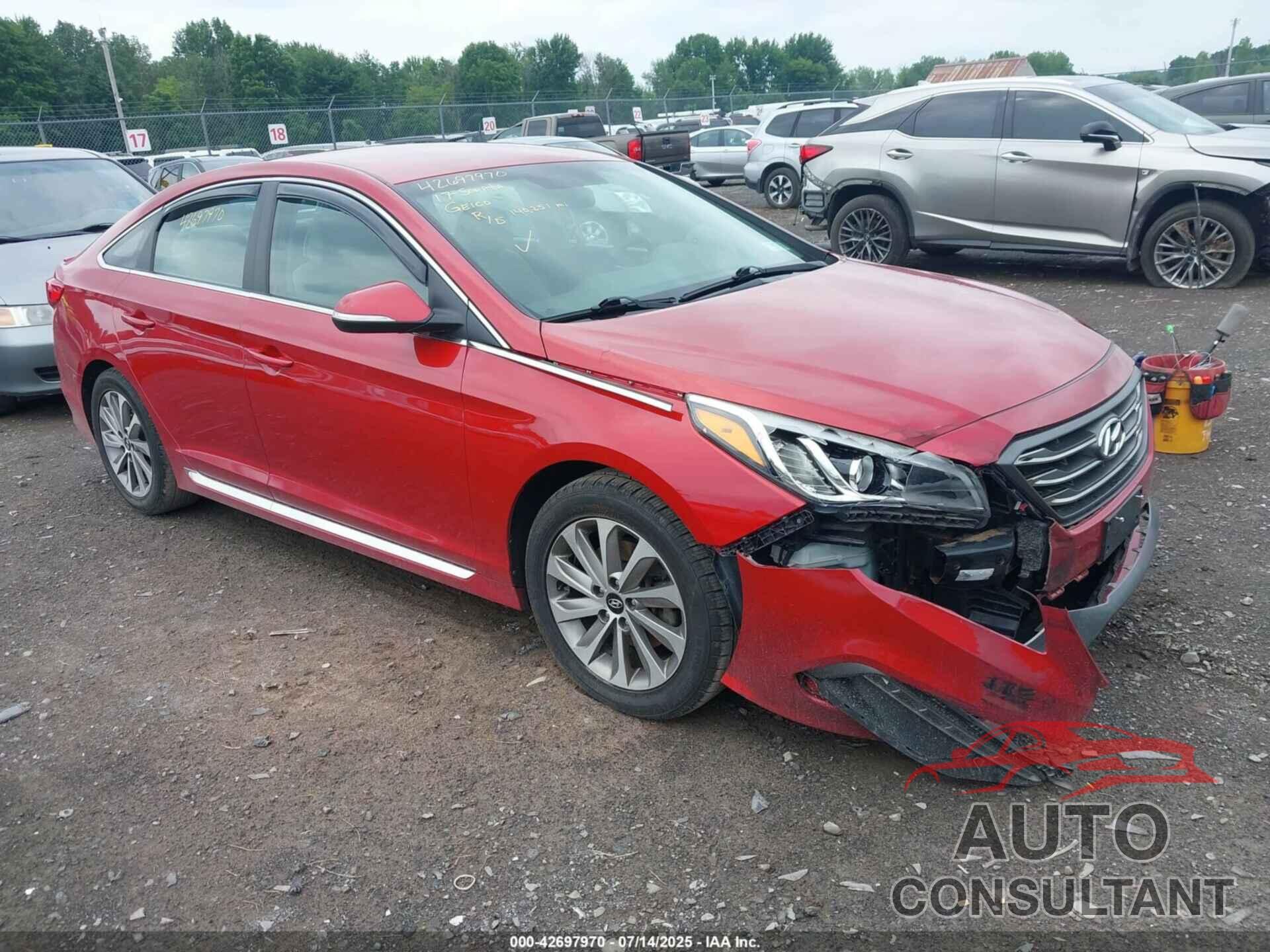HYUNDAI SONATA 2017 - 5NPE34AF2HH510534