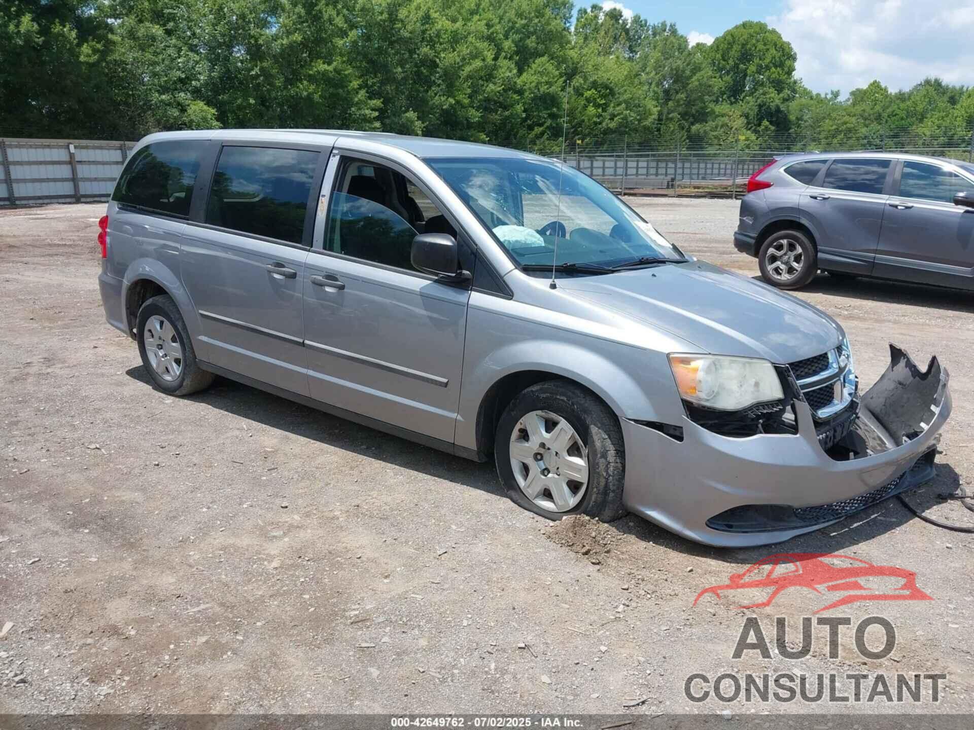 DODGE GRAND CARAVAN 2013 - 2C4RDGBGXDR587575