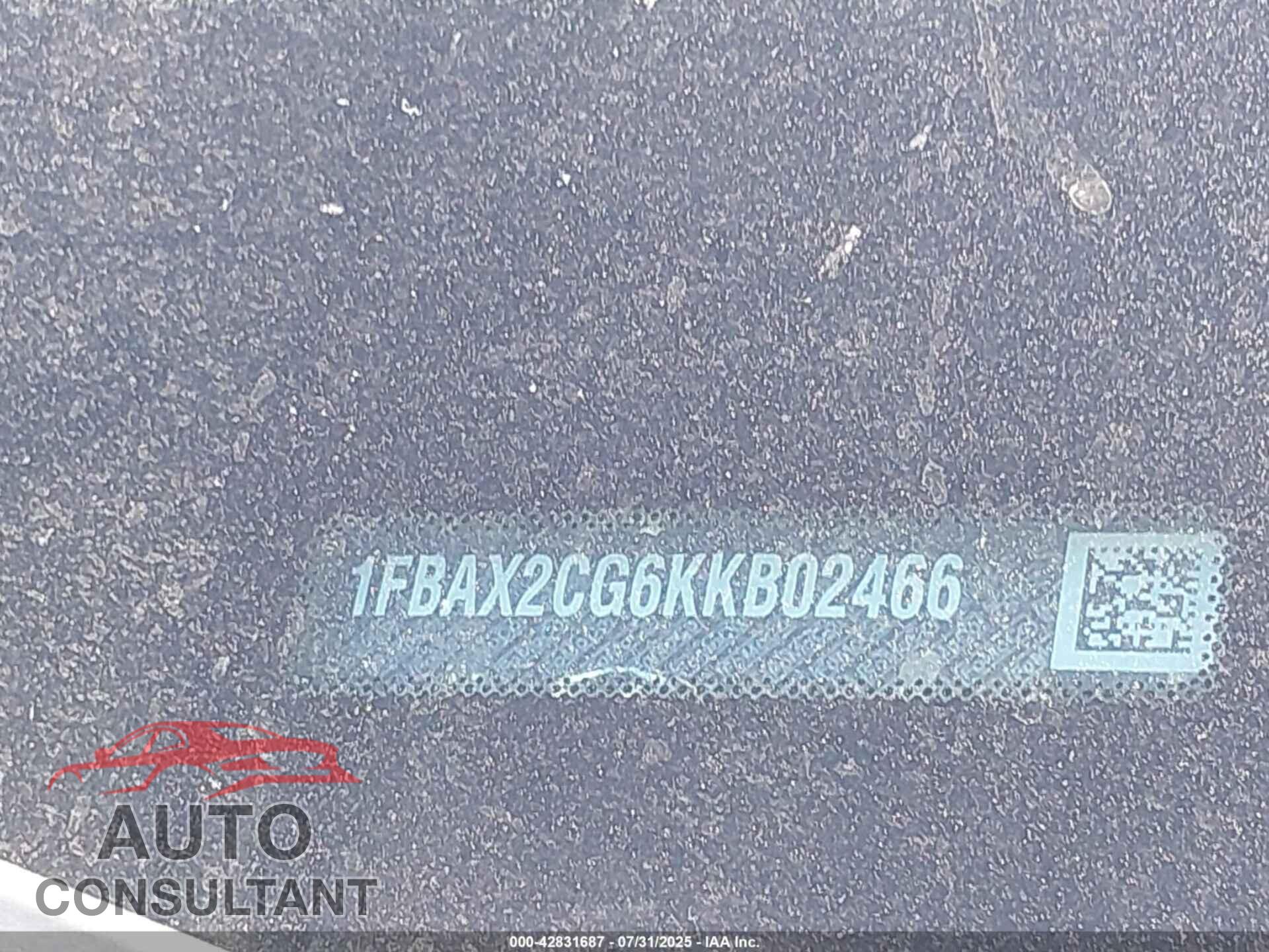 FORD TRANSIT-350 2019 - 1FBAX2CG6KKB02466