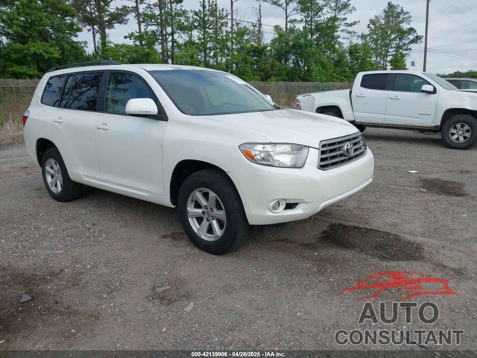 TOYOTA HIGHLANDER 2009 - JTEDS41A992072872