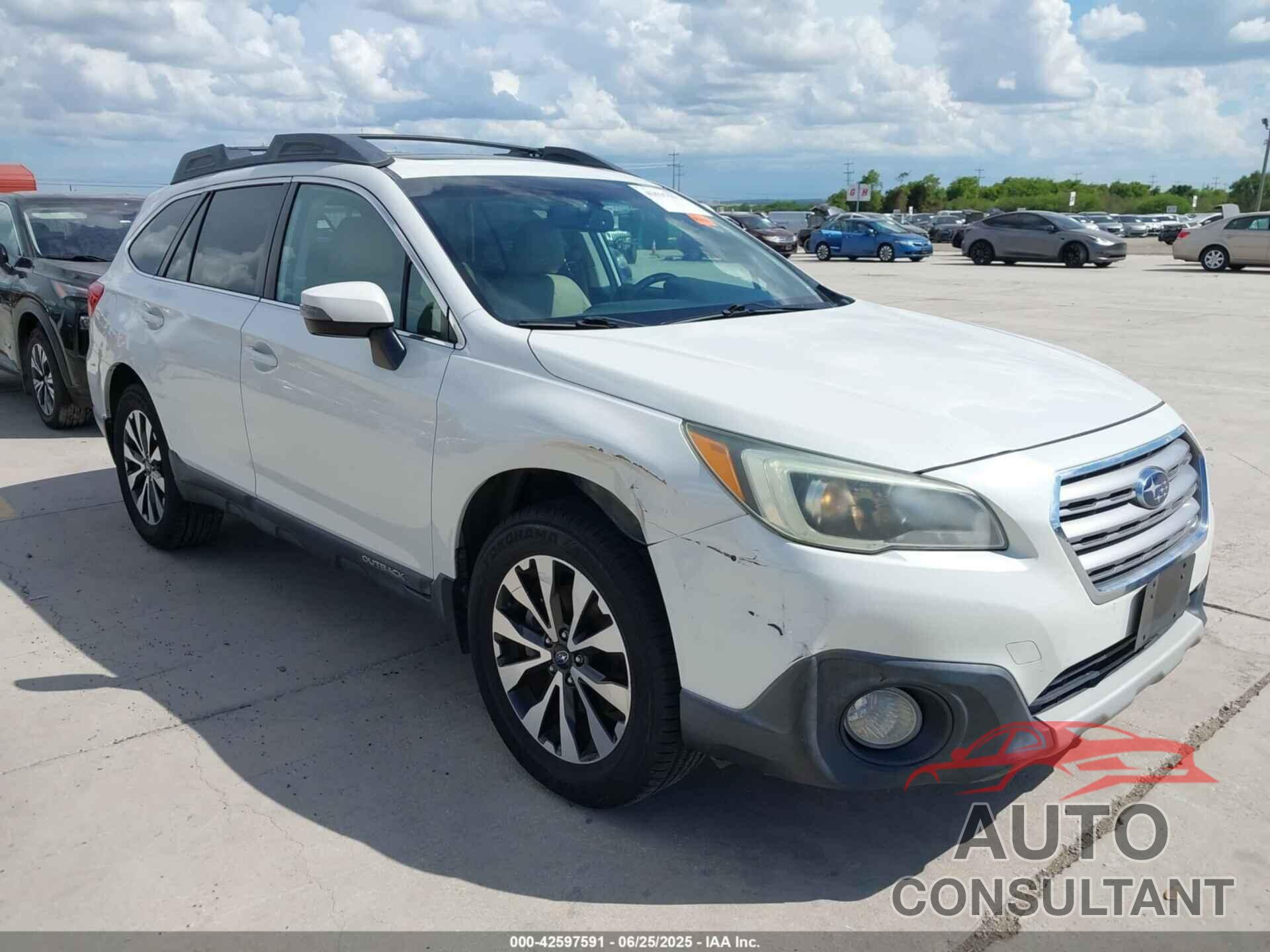 SUBARU OUTBACK 2016 - 4S4BSBLC0G3246765