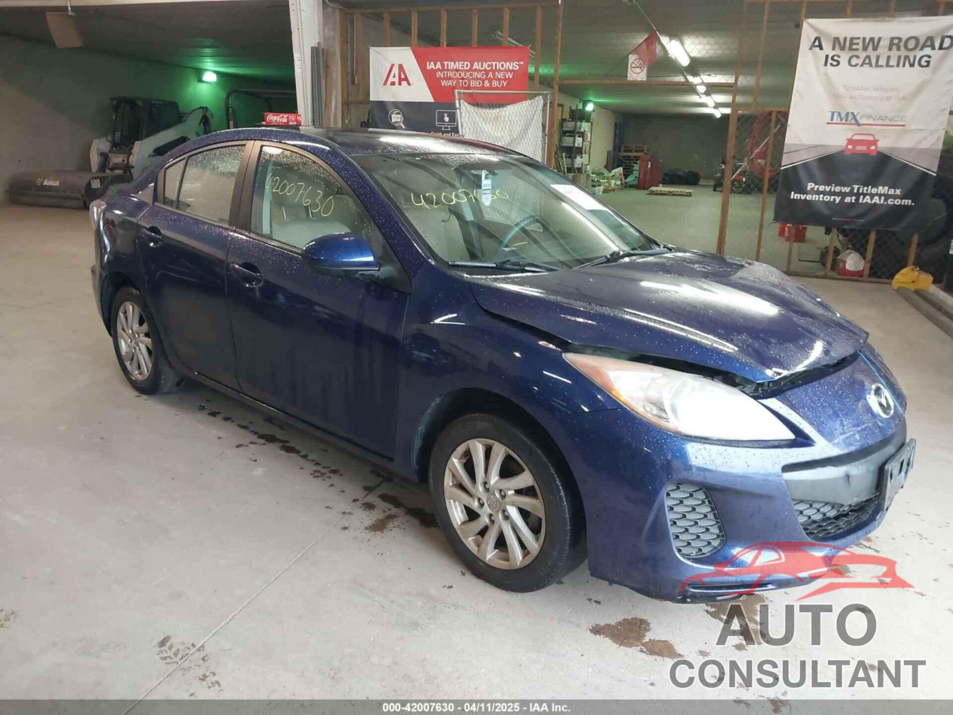 MAZDA MAZDA3 2012 - JM1BL1V82C1695469