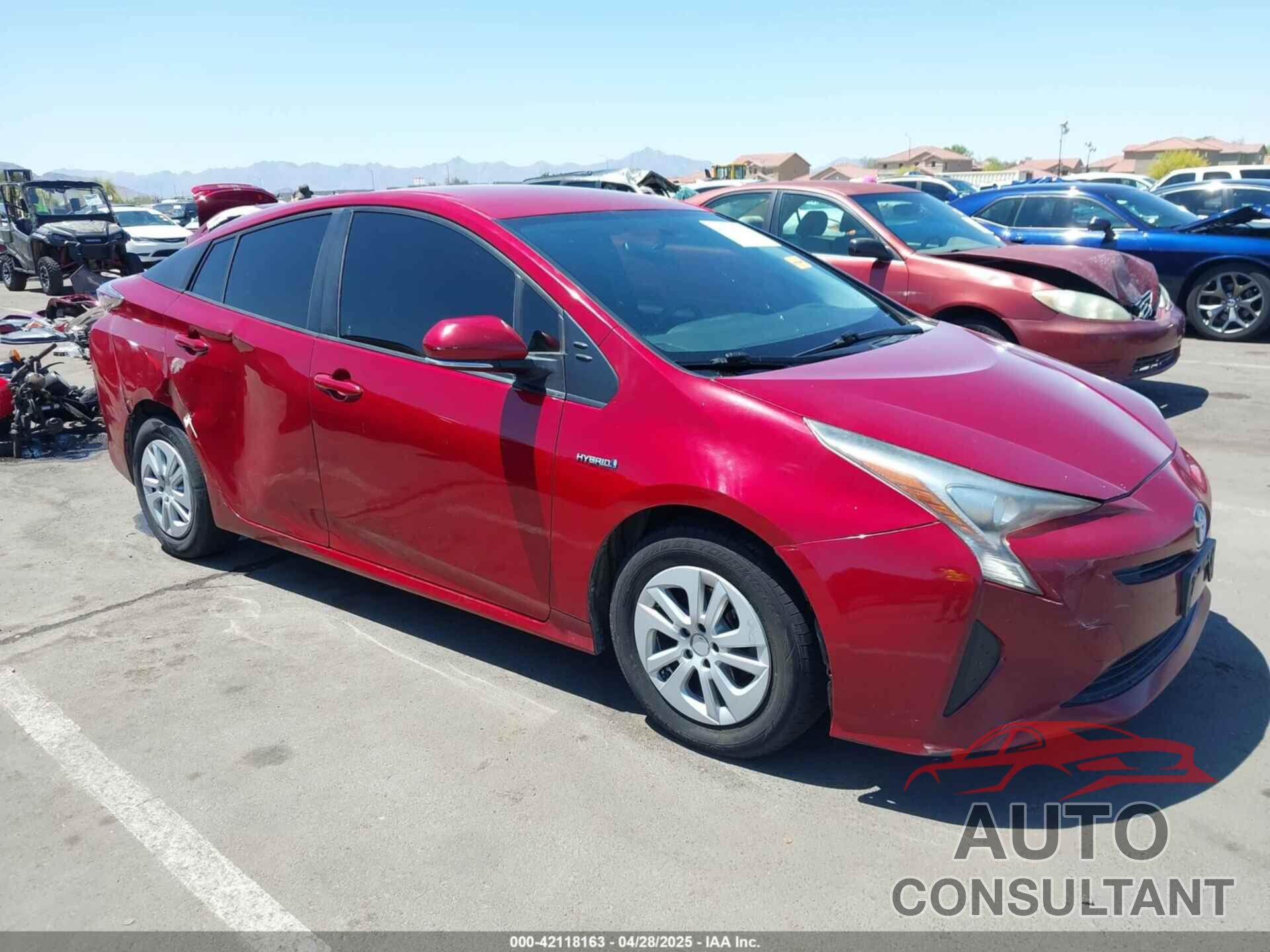 TOYOTA PRIUS 2016 - JTDKBRFU5G3524139