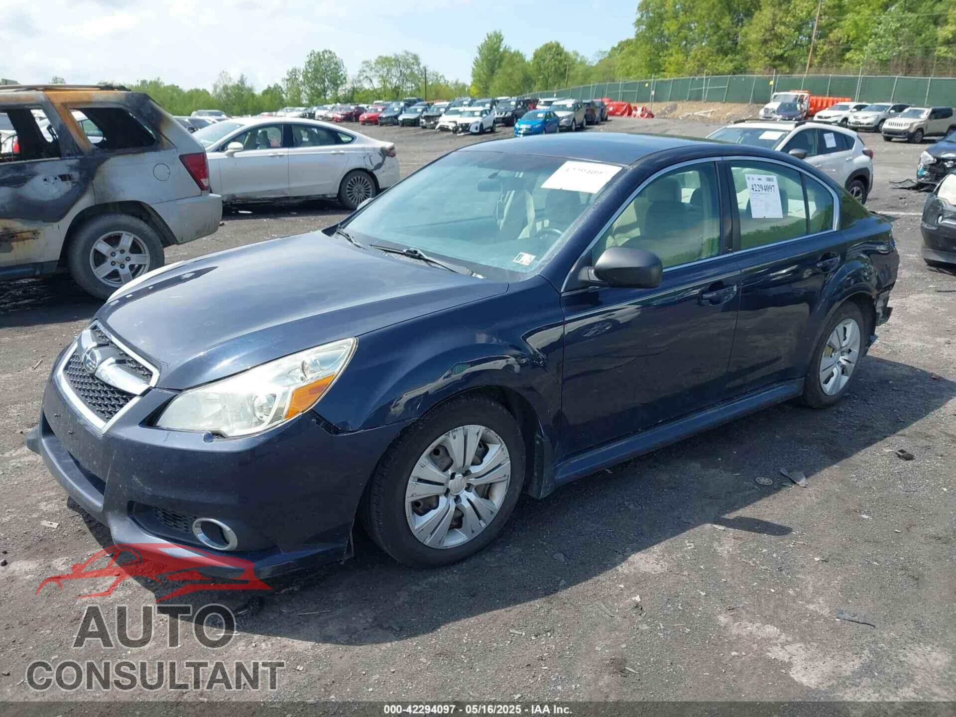 SUBARU LEGACY 2013 - 4S3BMBA64D3021076