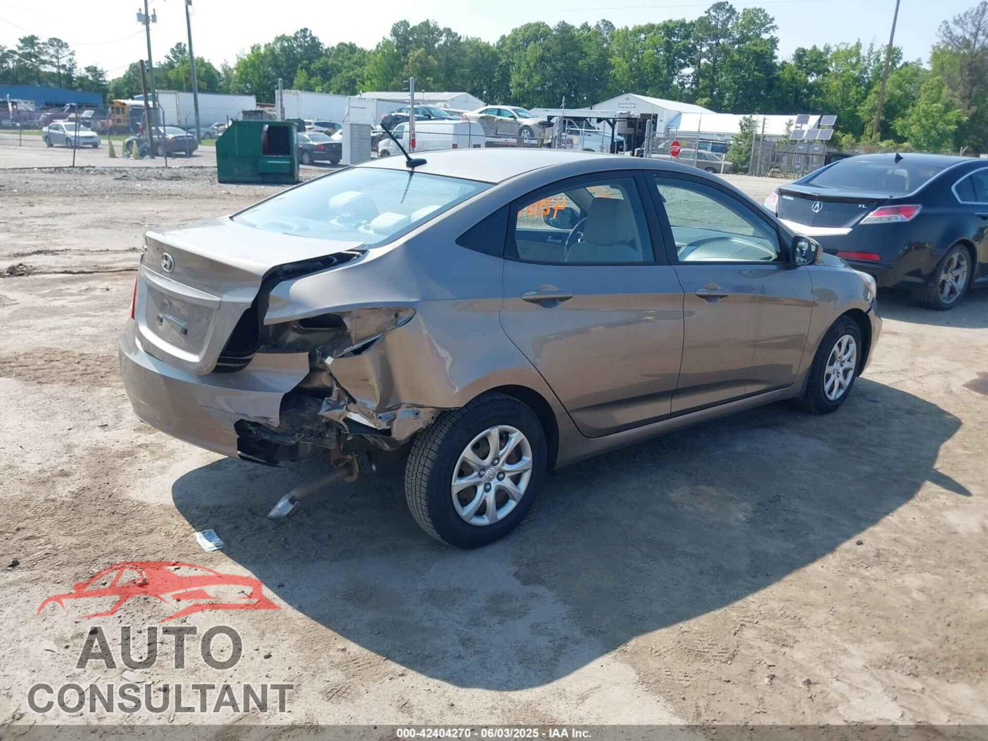 HYUNDAI ACCENT 2013 - KMHCT4AE3DU459104