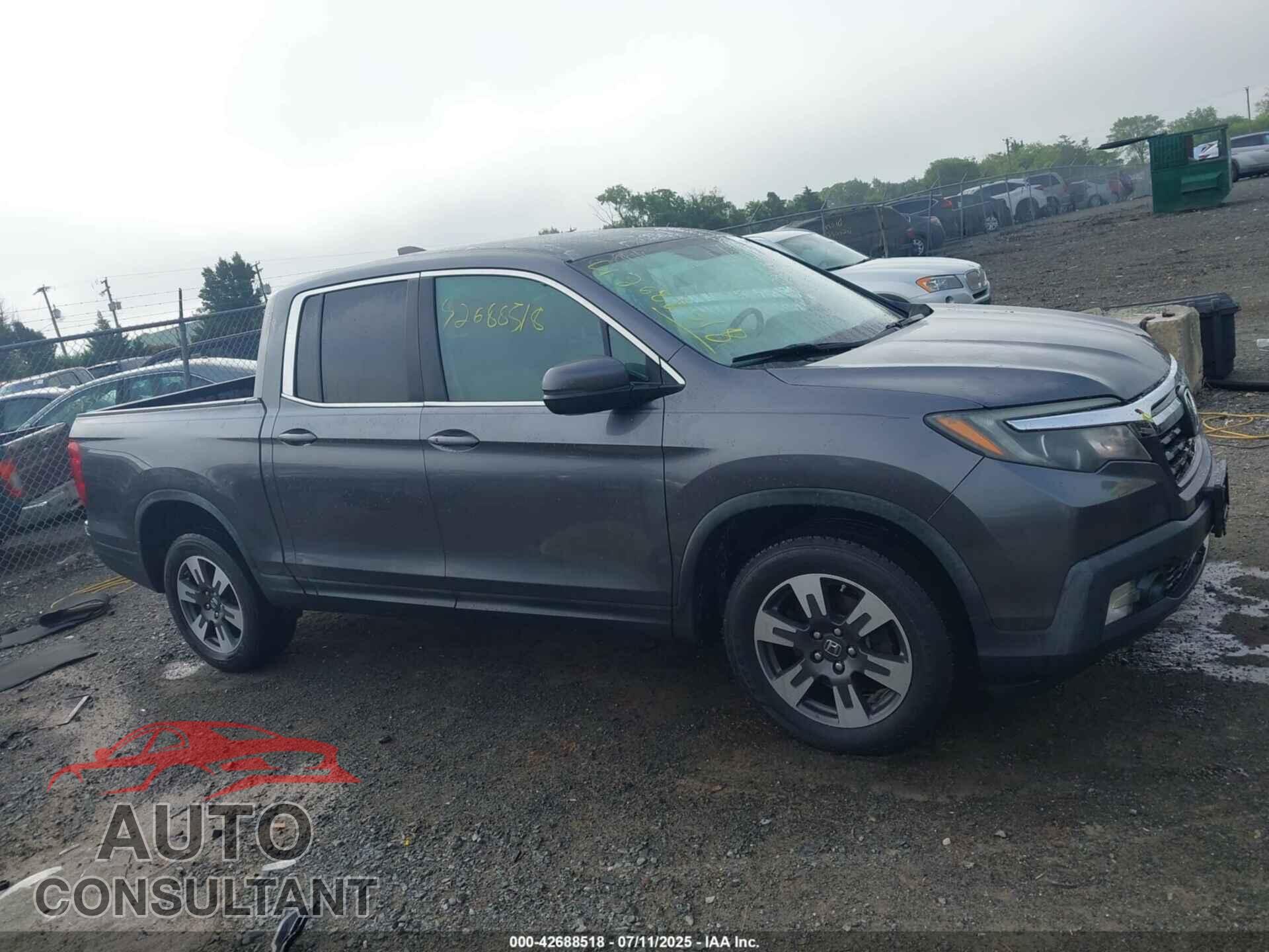 HONDA RIDGELINE 2017 - 5FPYK3F52HB032017