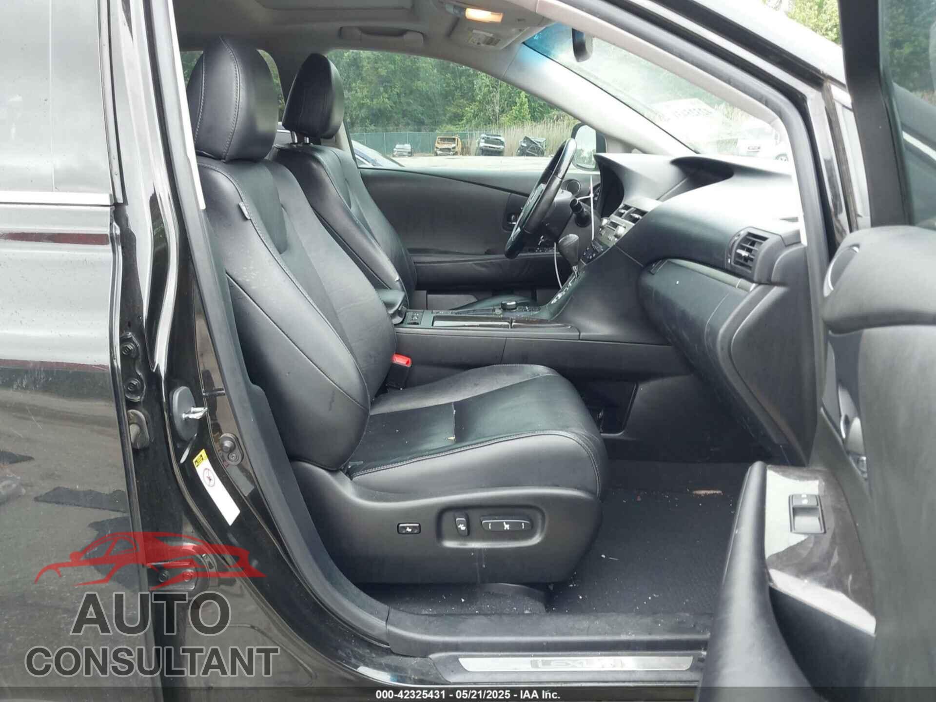 LEXUS RX 350 2013 - 2T2ZK1BA7DC123749