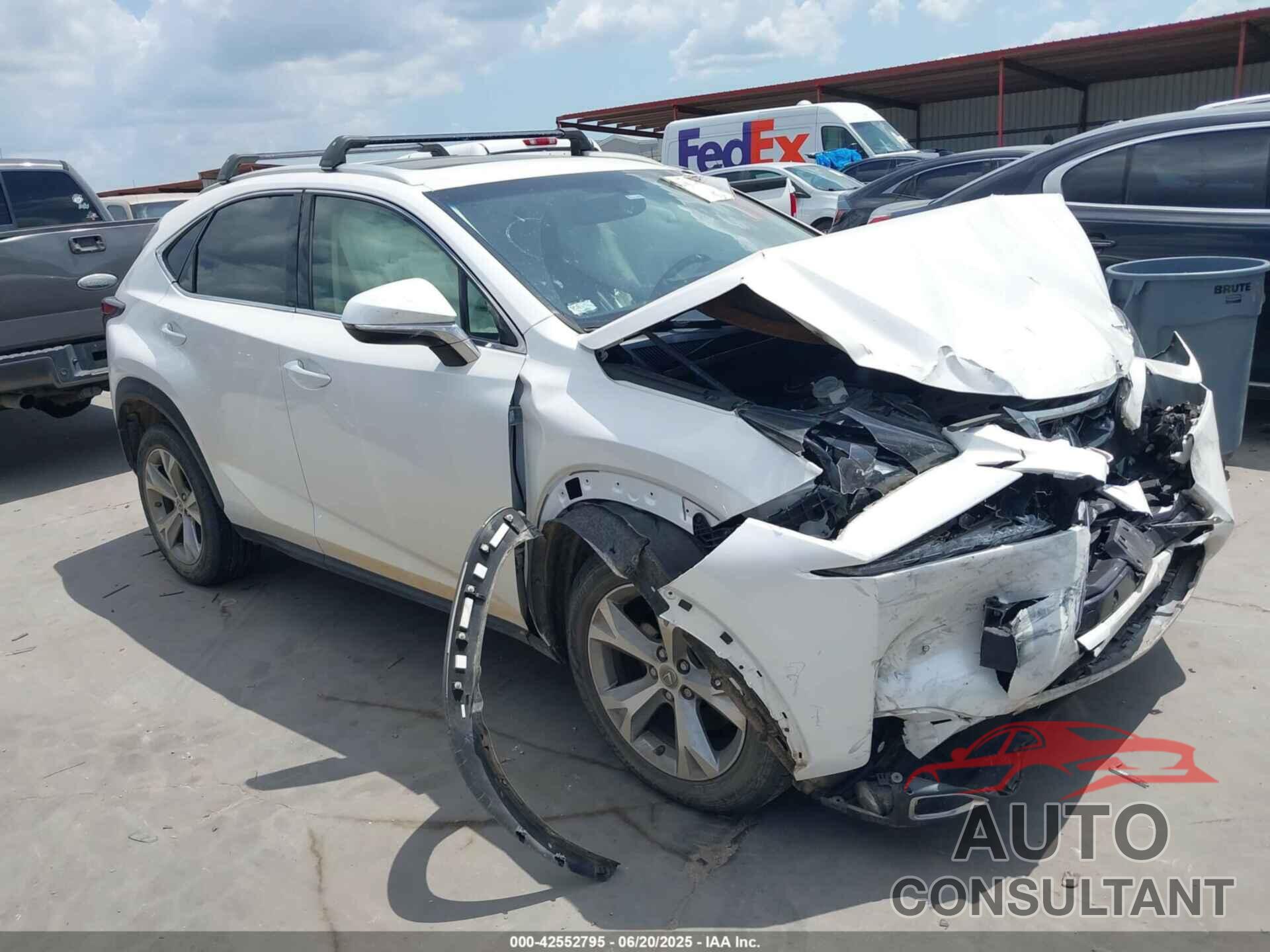 LEXUS NX 200T 2017 - JTJYARBZ5H2055170