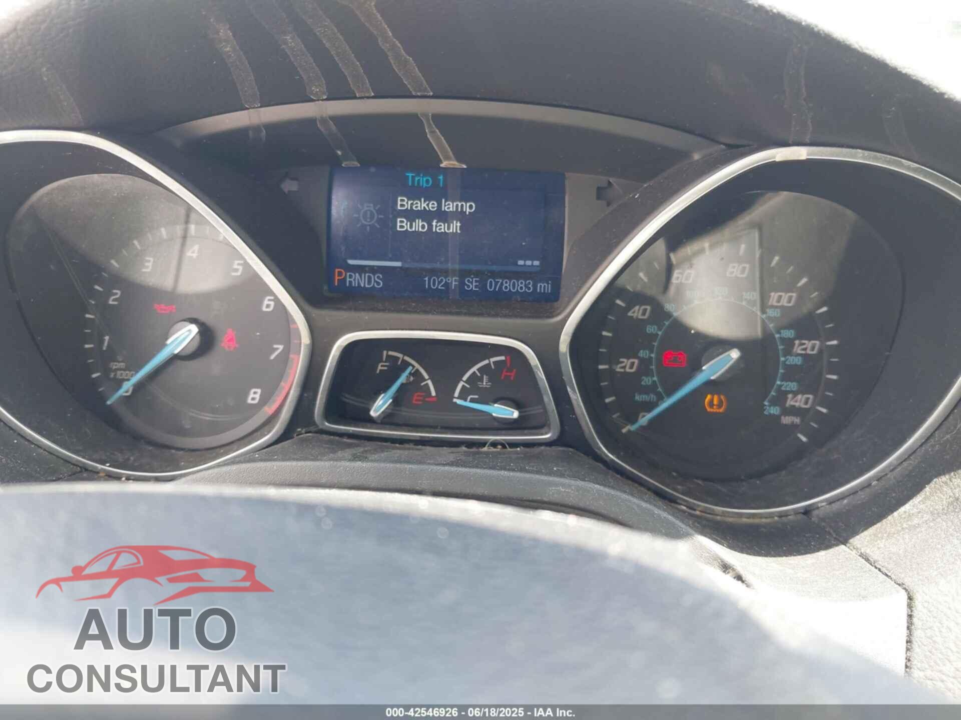 FORD FOCUS 2013 - 1FADP3F22DL353728