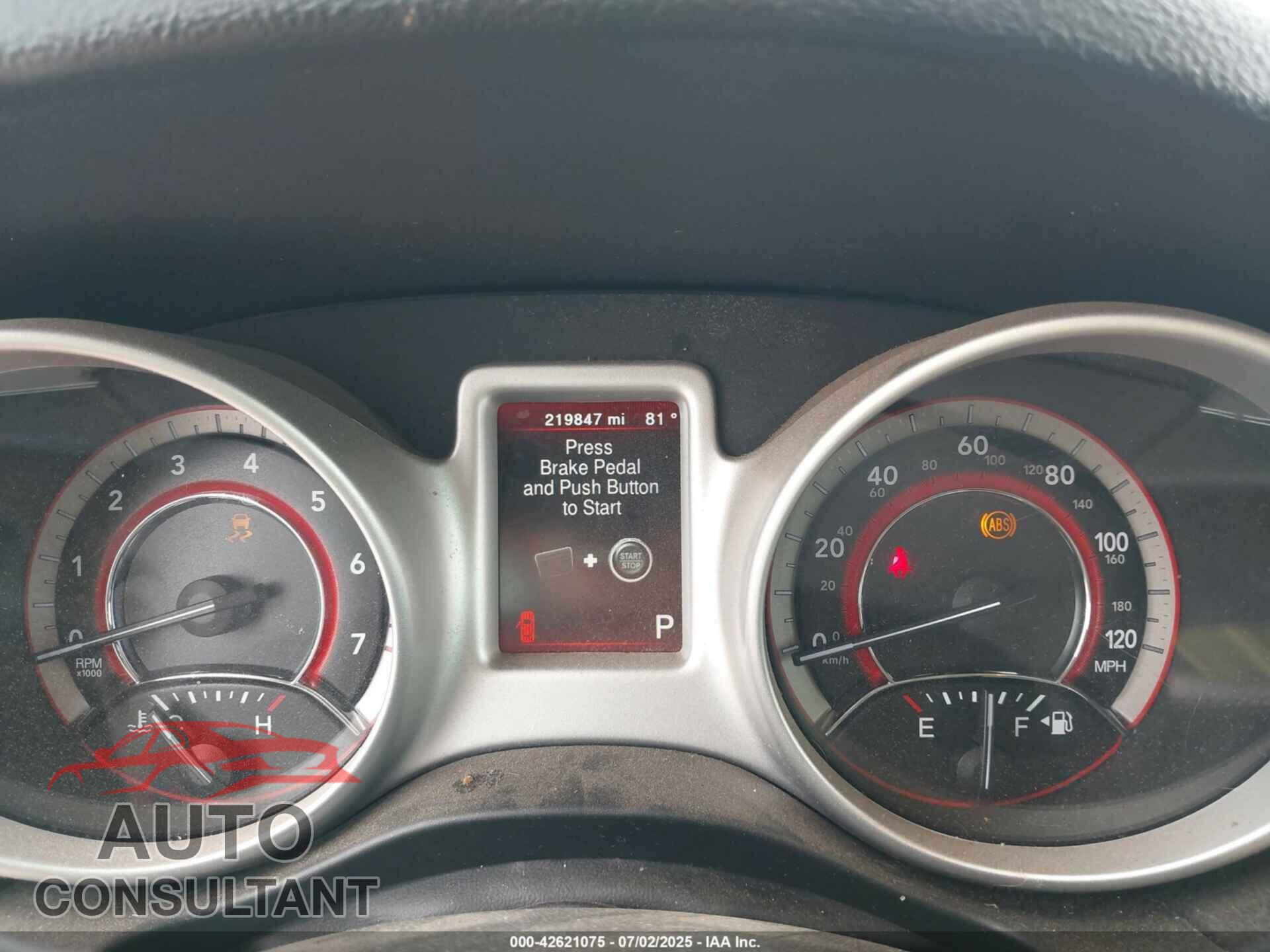 DODGE JOURNEY 2017 - 3C4PDCAB2HT504570