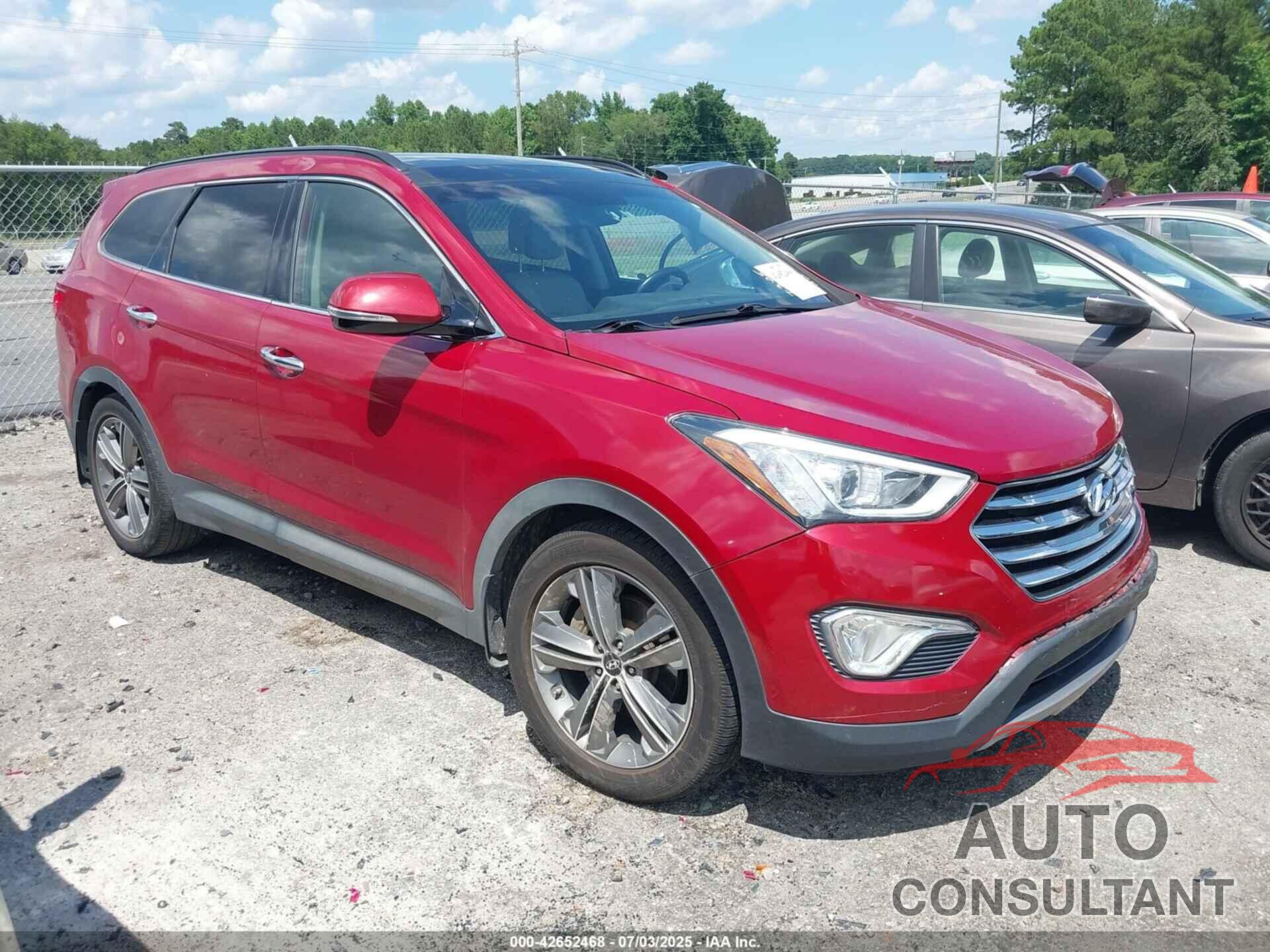 HYUNDAI SANTA FE 2014 - KM8SR4HF0EU087912