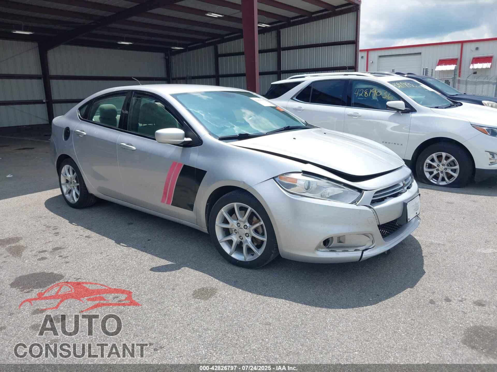DODGE DART 2013 - 1C3CDFBA4DD118968