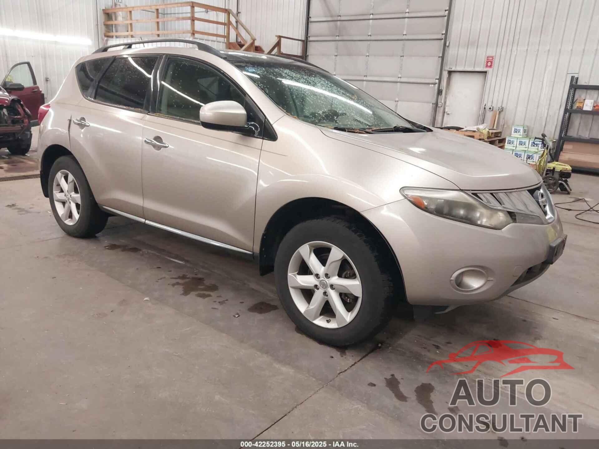 NISSAN MURANO 2009 - JN8AZ18U09W026569