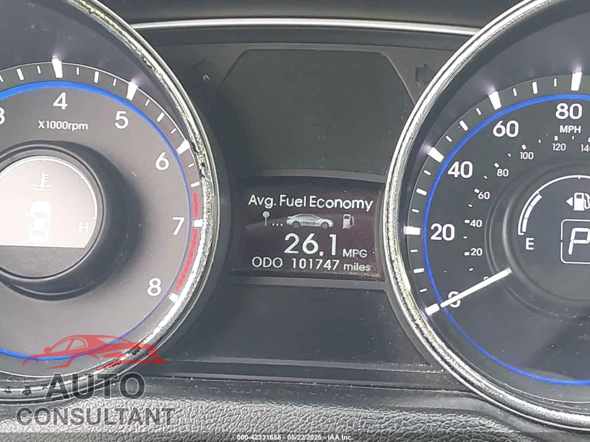 HYUNDAI SONATA 2013 - 5NPEB4AC1DH779594