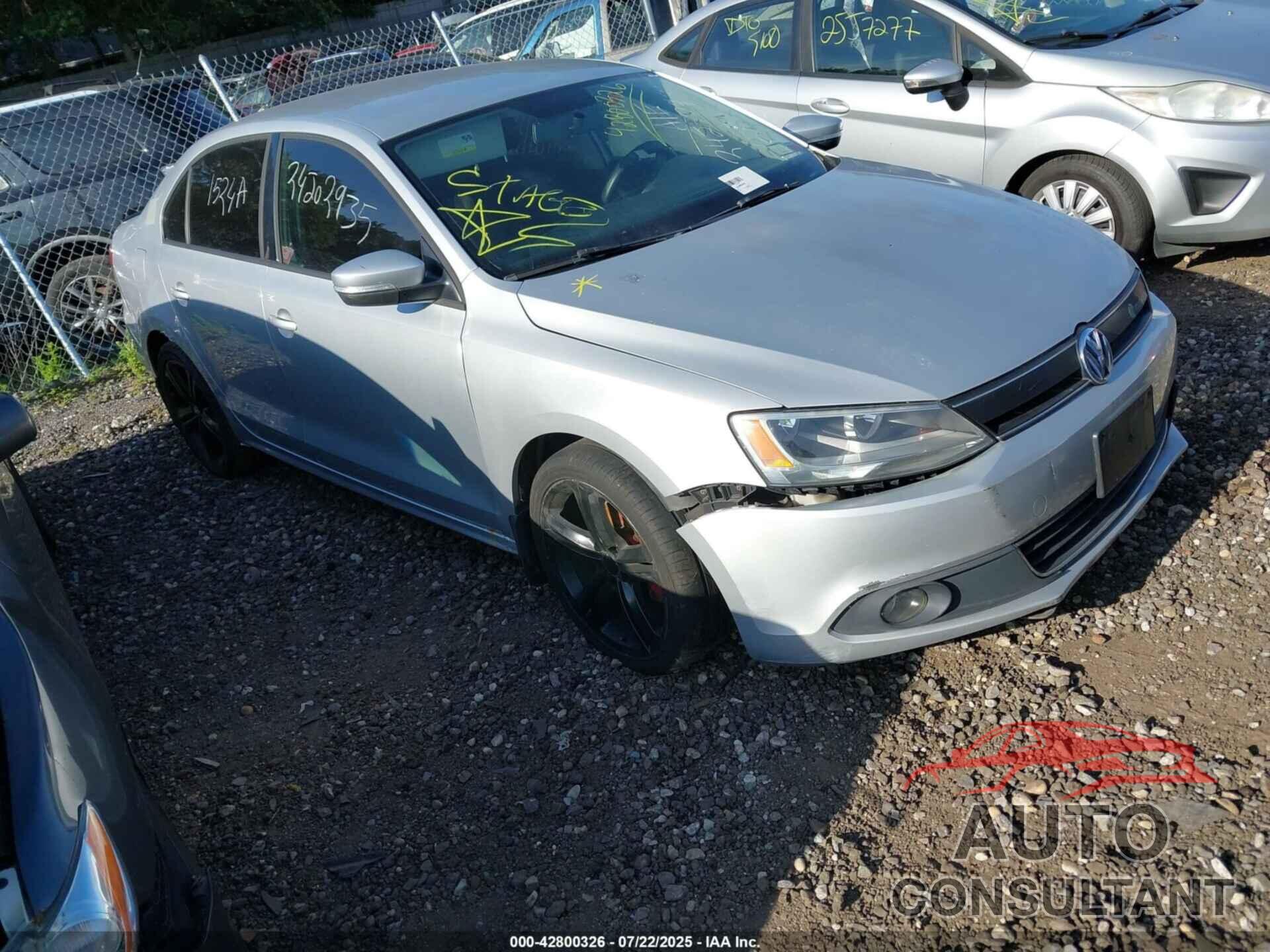VOLKSWAGEN JETTA 2012 - 3VWDP7AJ7CM125038