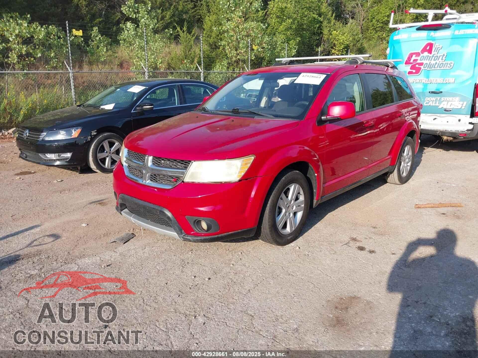 DODGE JOURNEY 2012 - 3C4PDCBB4CT342027