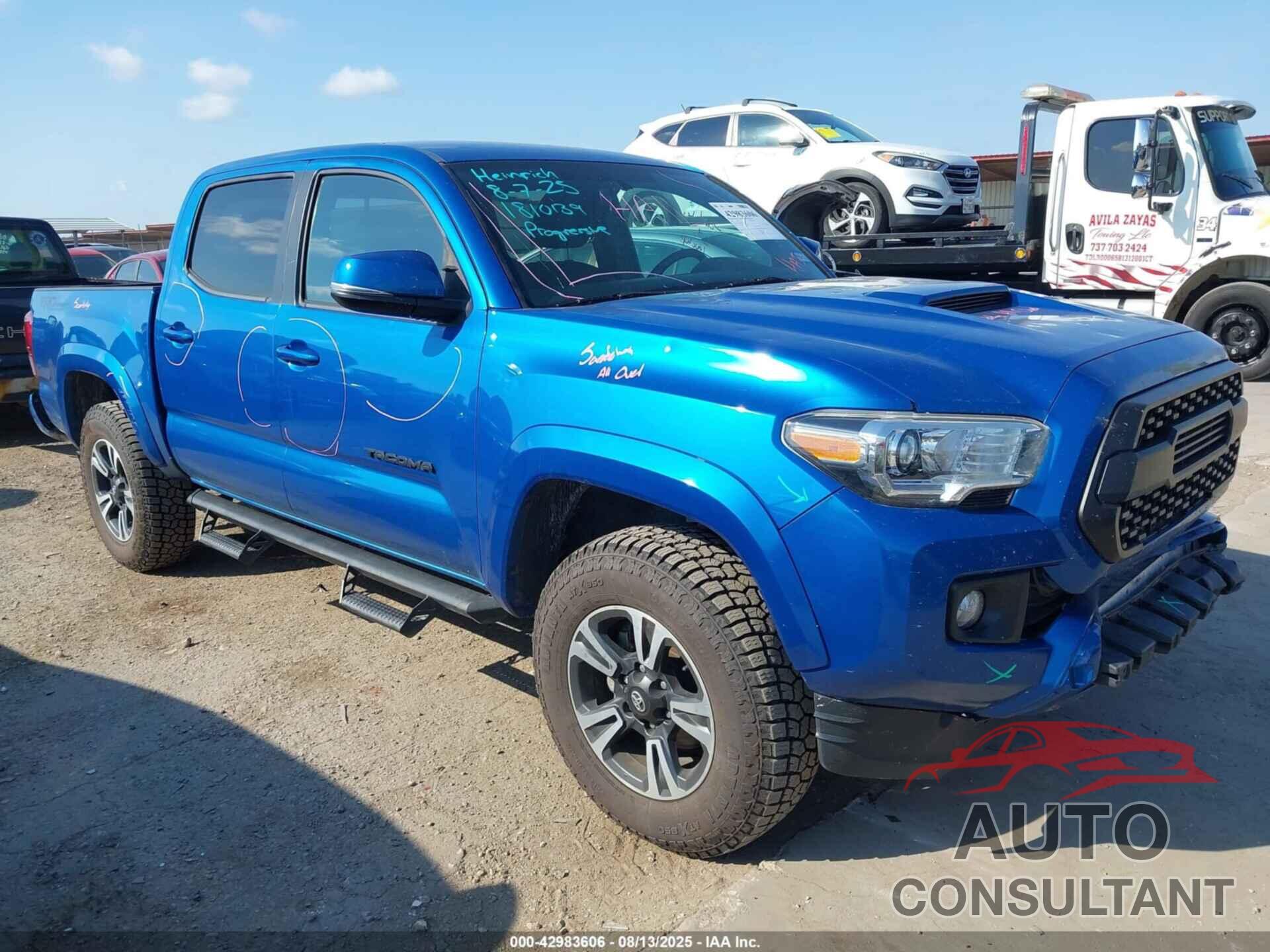 TOYOTA TACOMA 2017 - 5TFAZ5CN8HX043244