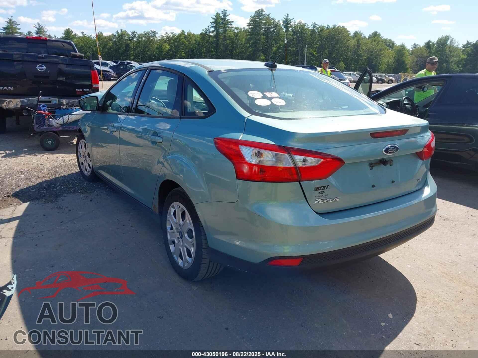 FORD FOCUS 2012 - 1FAHP3F25CL269578
