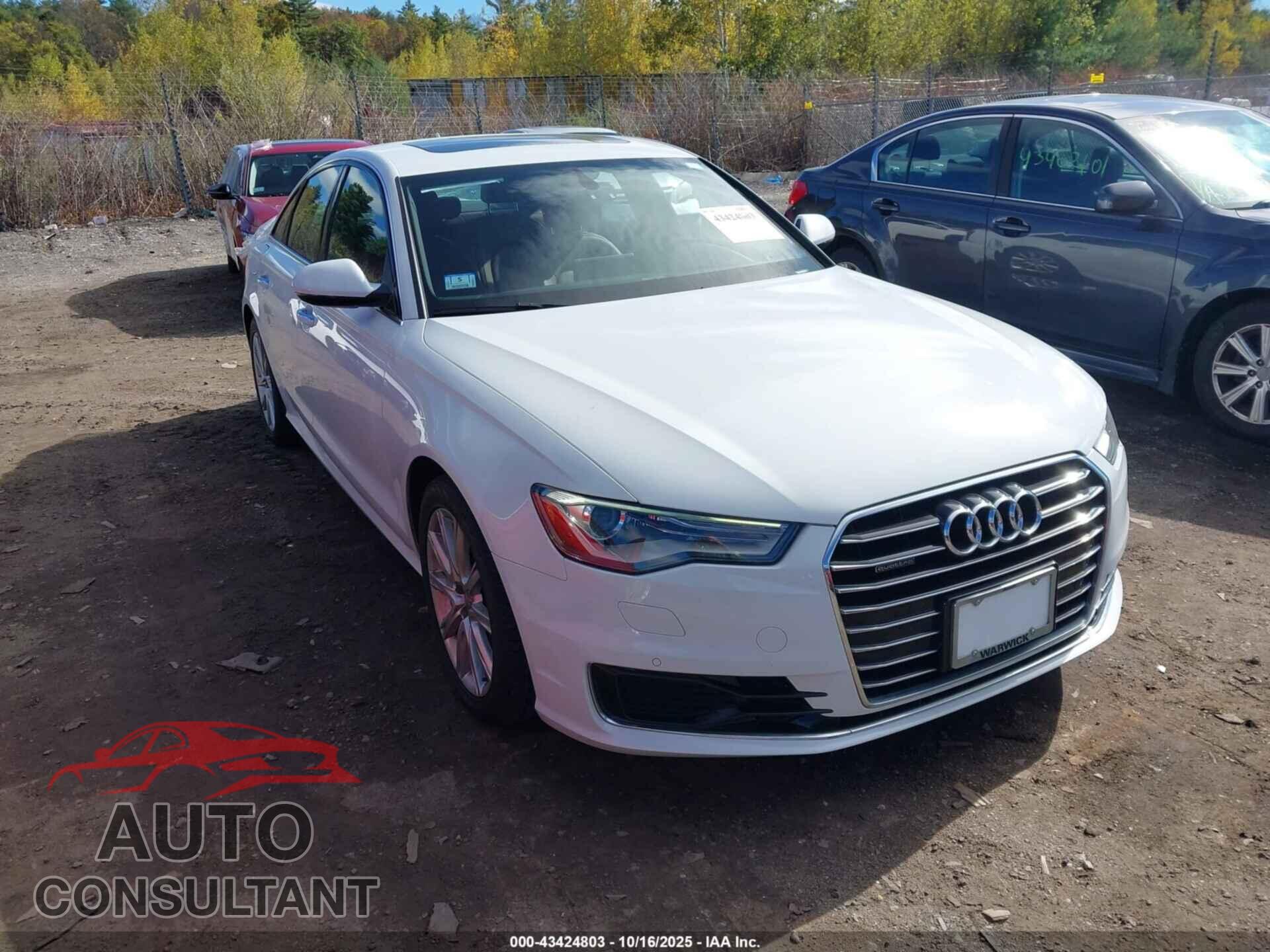 AUDI A6 2016 - WAUGFAFC3GN087388