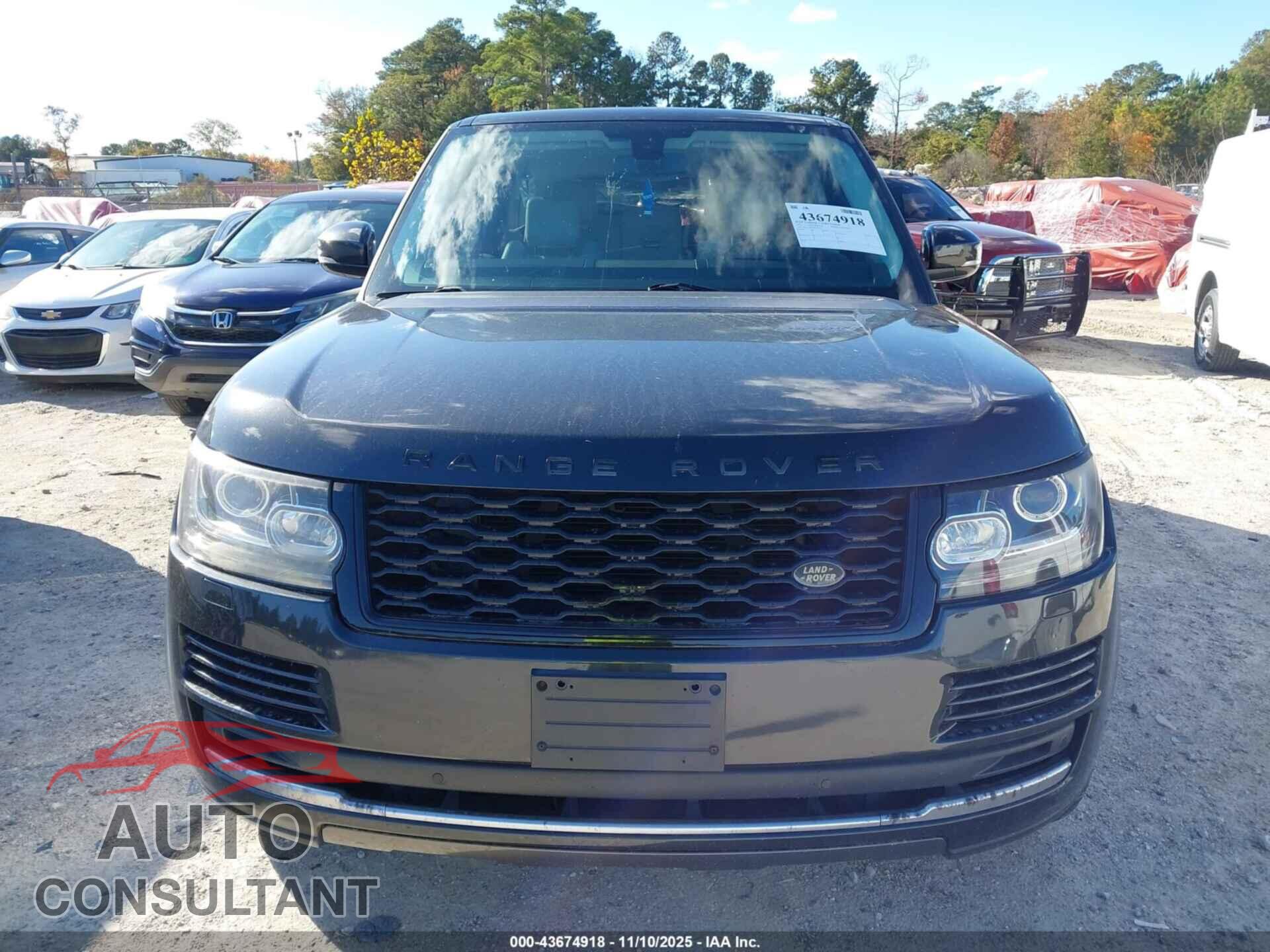LAND ROVER RANGE ROVER 2015 - SALGS2VFXFA233137