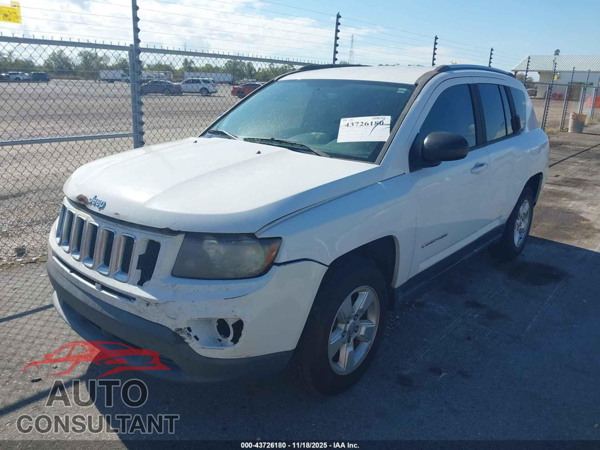 JEEP COMPASS 2015 - 1C4NJCBA9FD178100