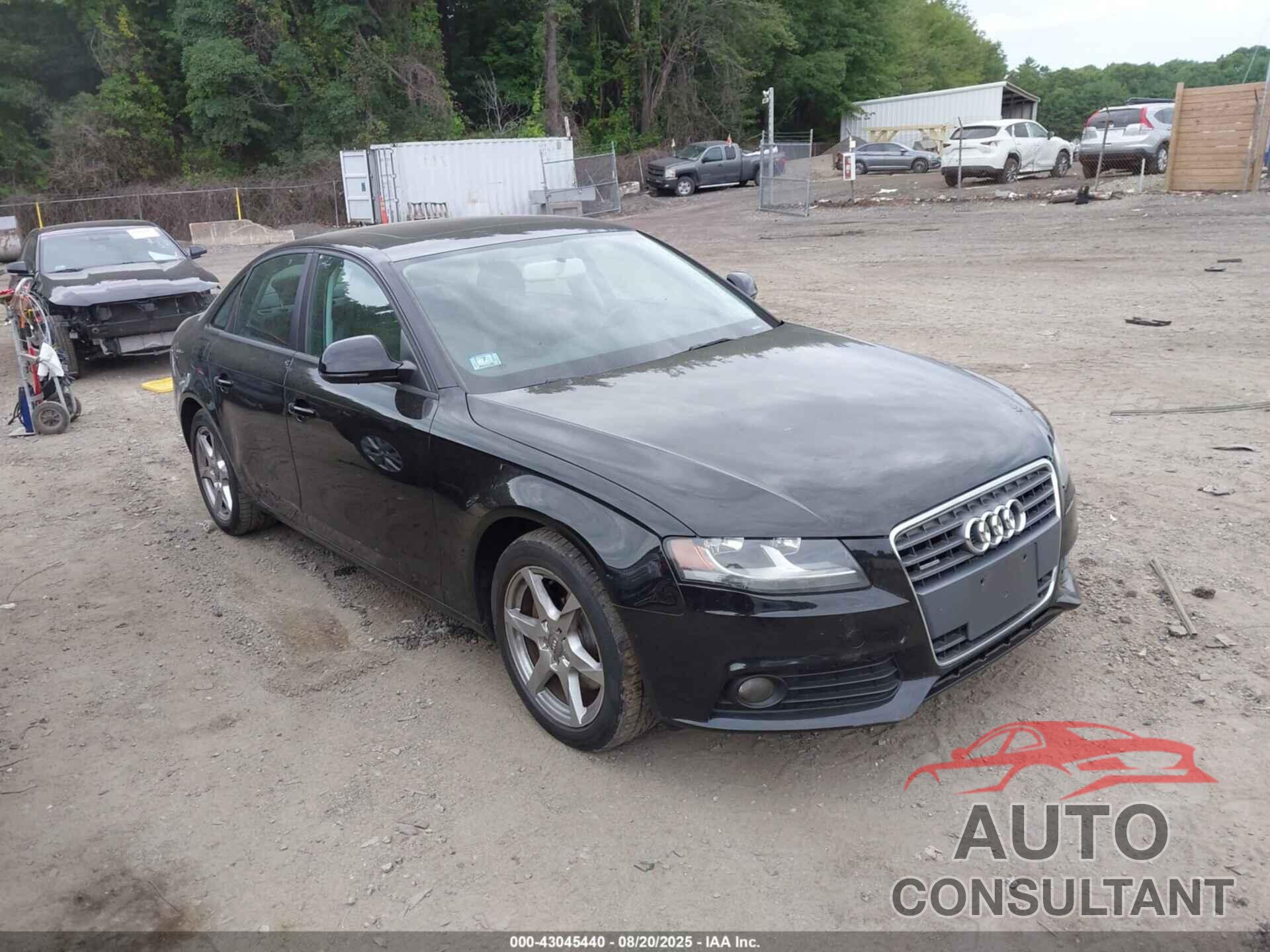 AUDI A4 2009 - WAULF78K59N031221