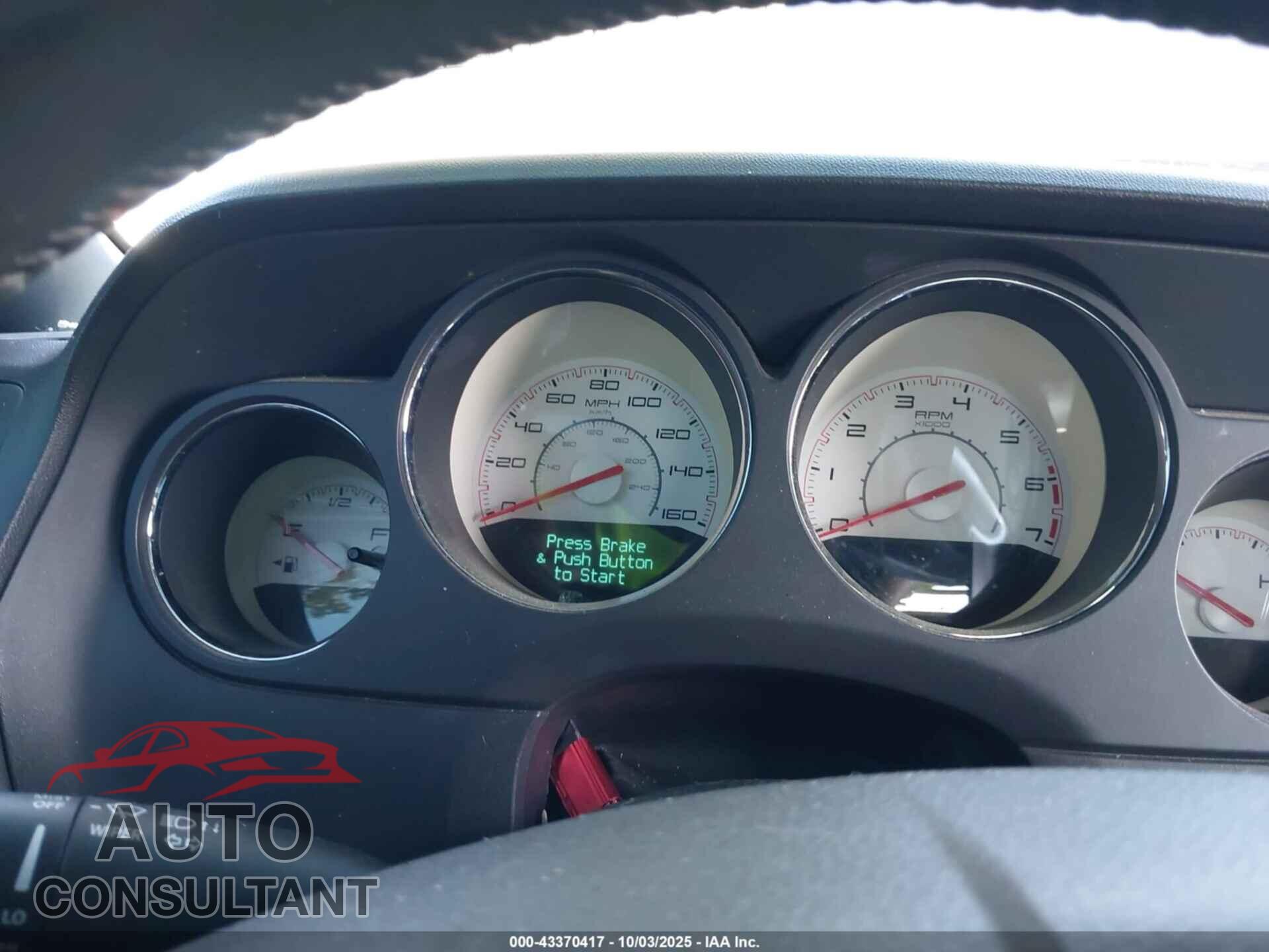 DODGE CHALLENGER 2012 - 2C3CDYBTXCH137653