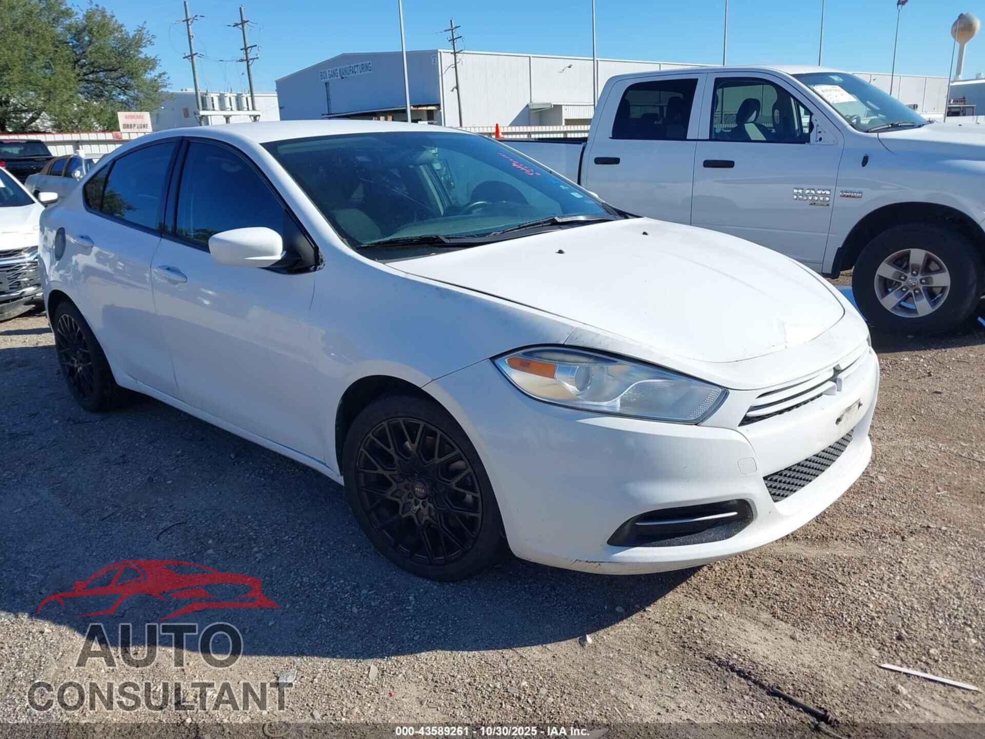 DODGE DART 2013 - 1C3CDFBA5DD211238