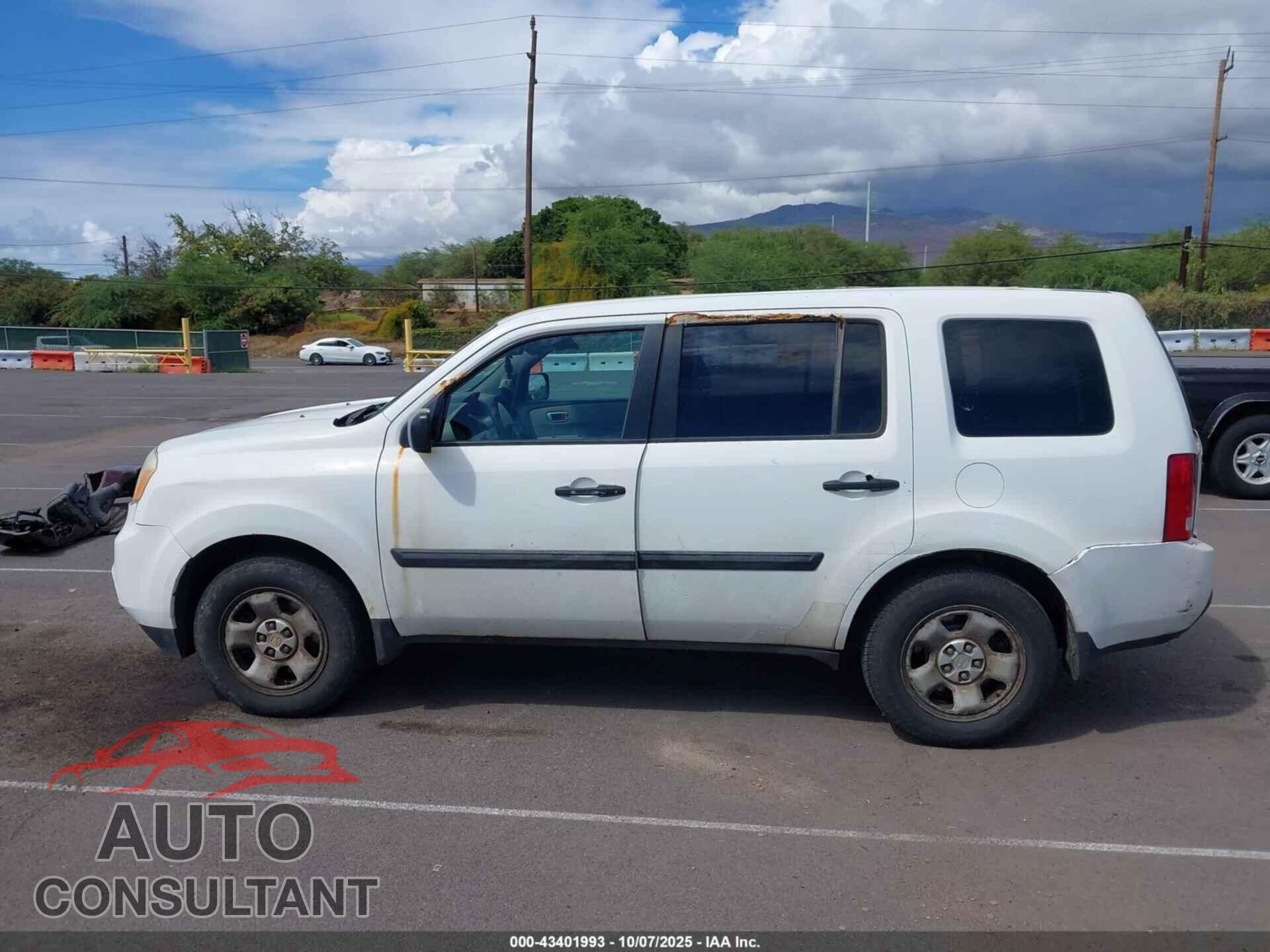 HONDA PILOT 2014 - 5FNYF3H29EB006834