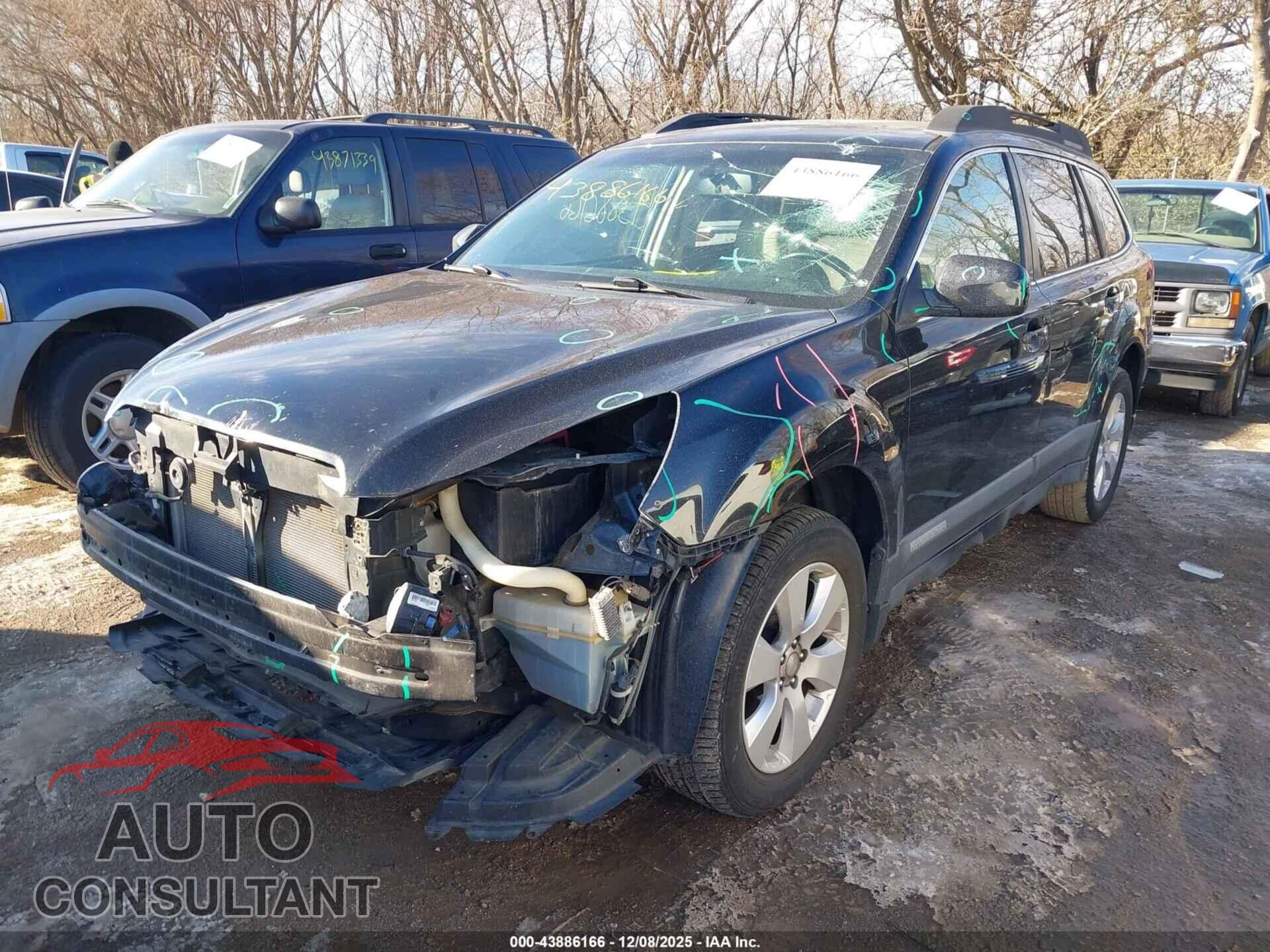 SUBARU OUTBACK 2011 - 4S4BRCKC5B3349059