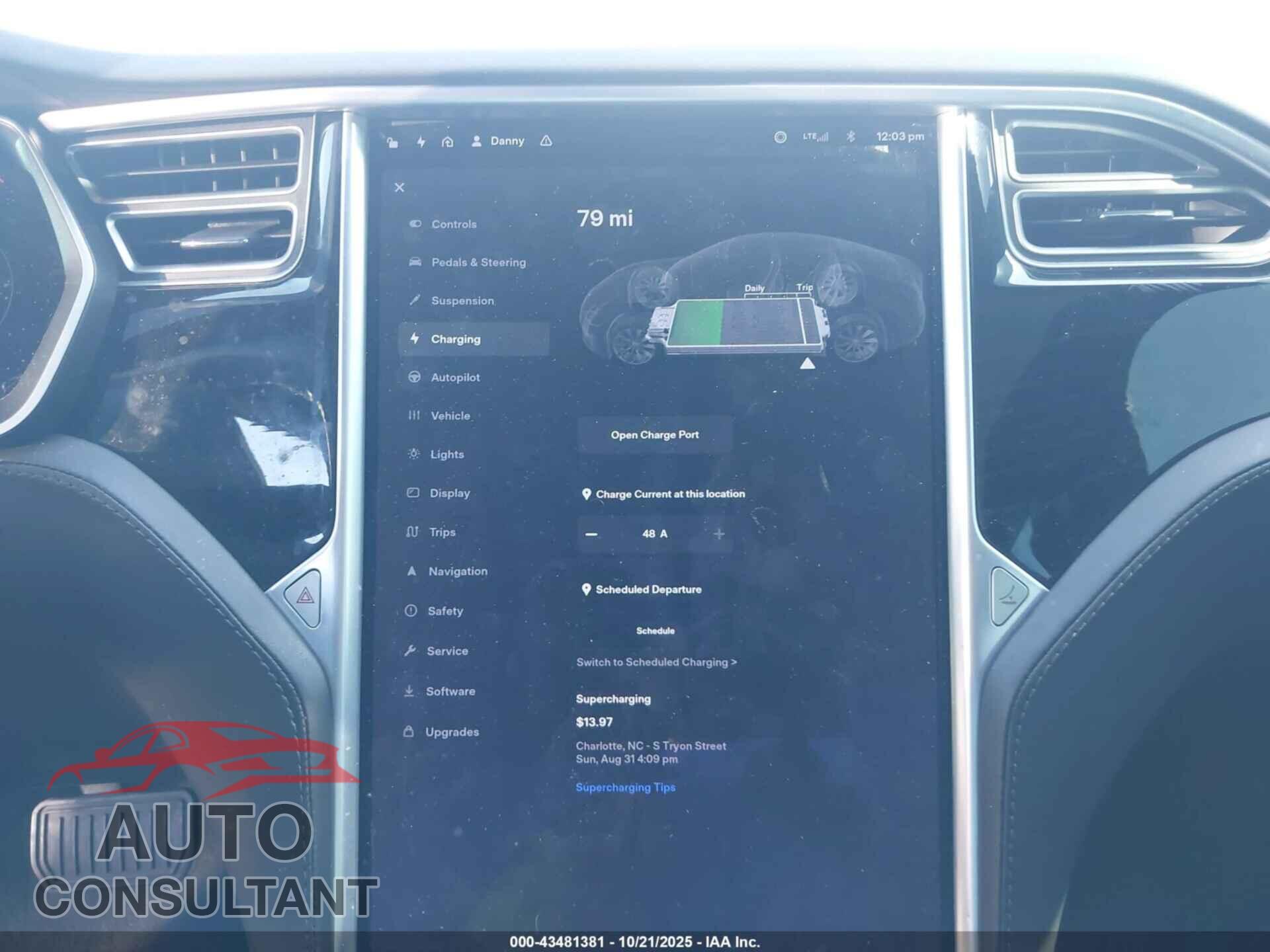 TESLA MODEL S 2017 - 5YJSA1E25HF213092