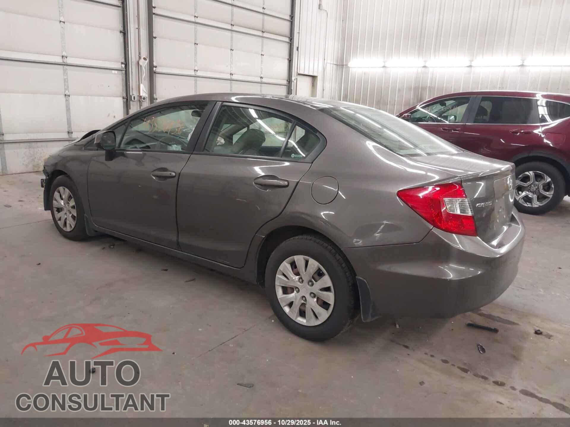 HONDA CIVIC 2012 - 19XFB2F58CE323632