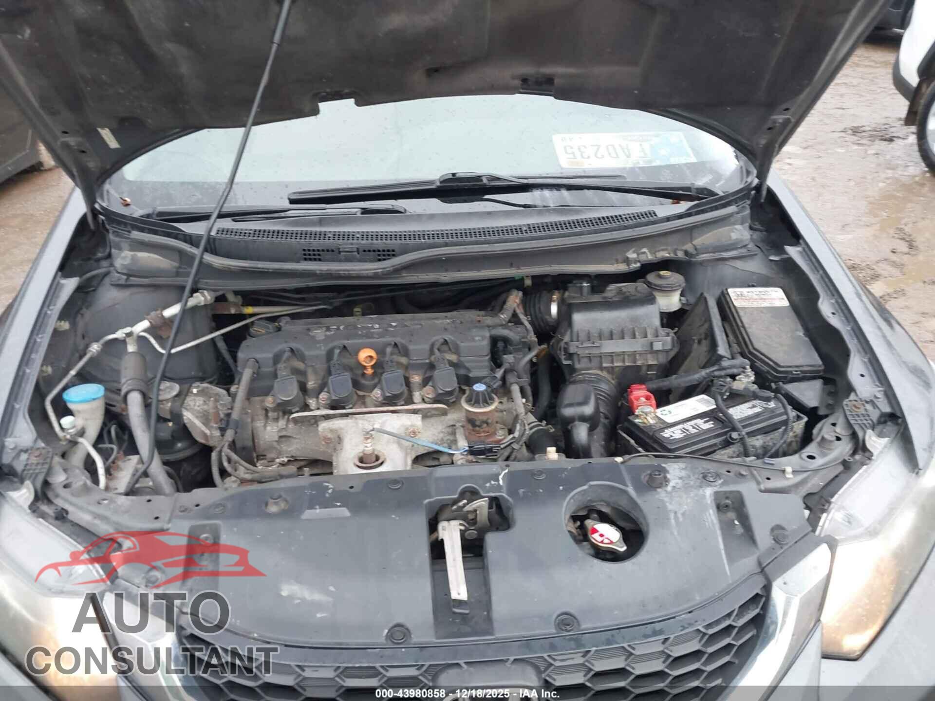 HONDA CIVIC 2013 - 2HGFB2F52DH545560