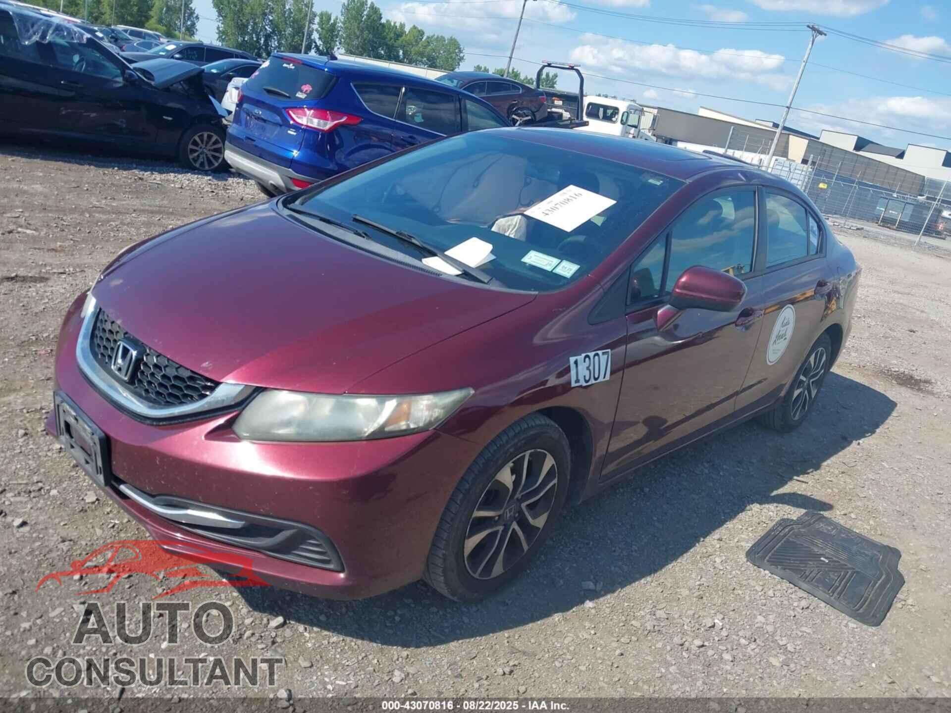 HONDA CIVIC 2014 - 19XFB2F8XEE218135
