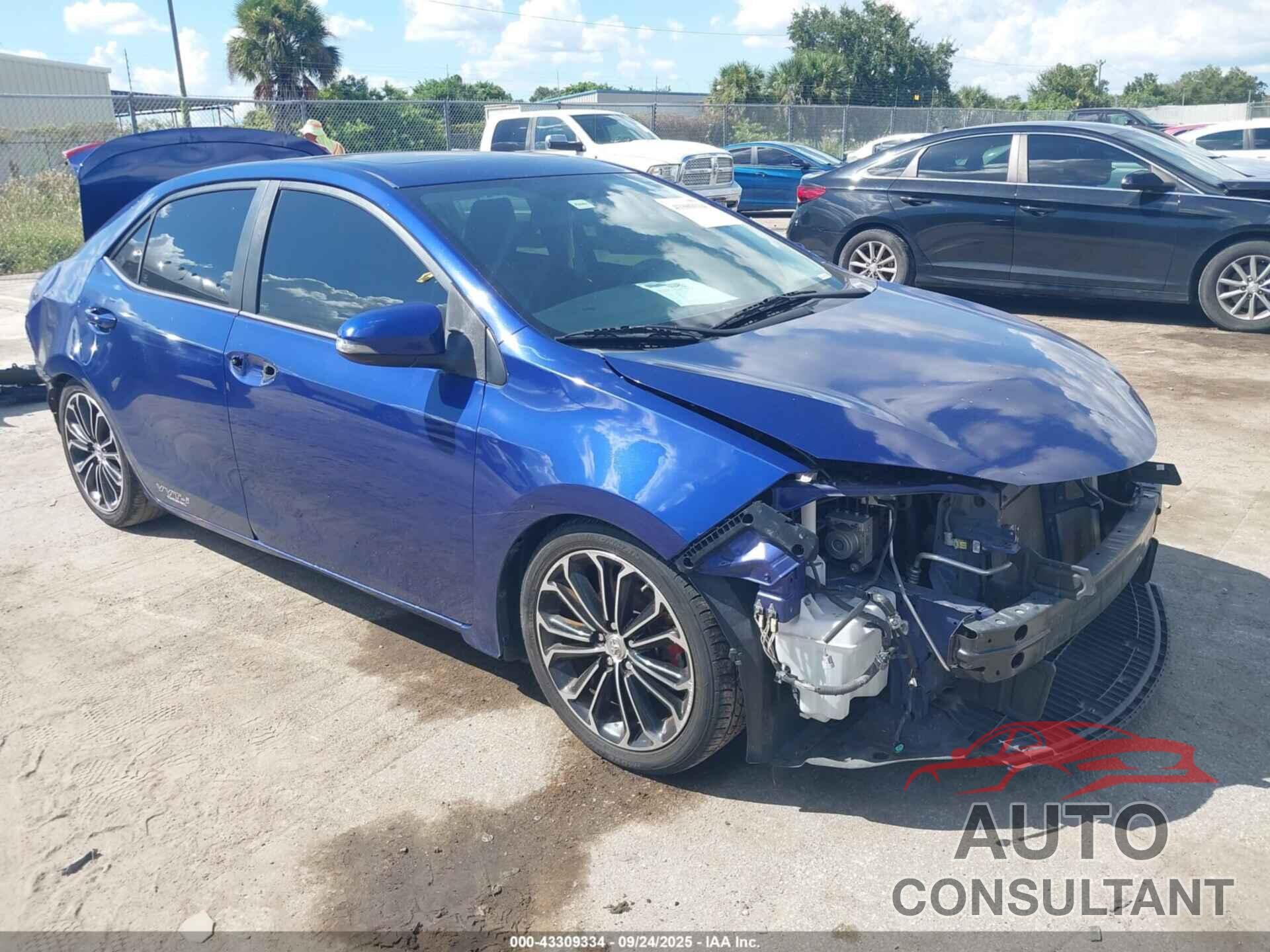 TOYOTA COROLLA 2016 - 2T1BURHE8GC517578