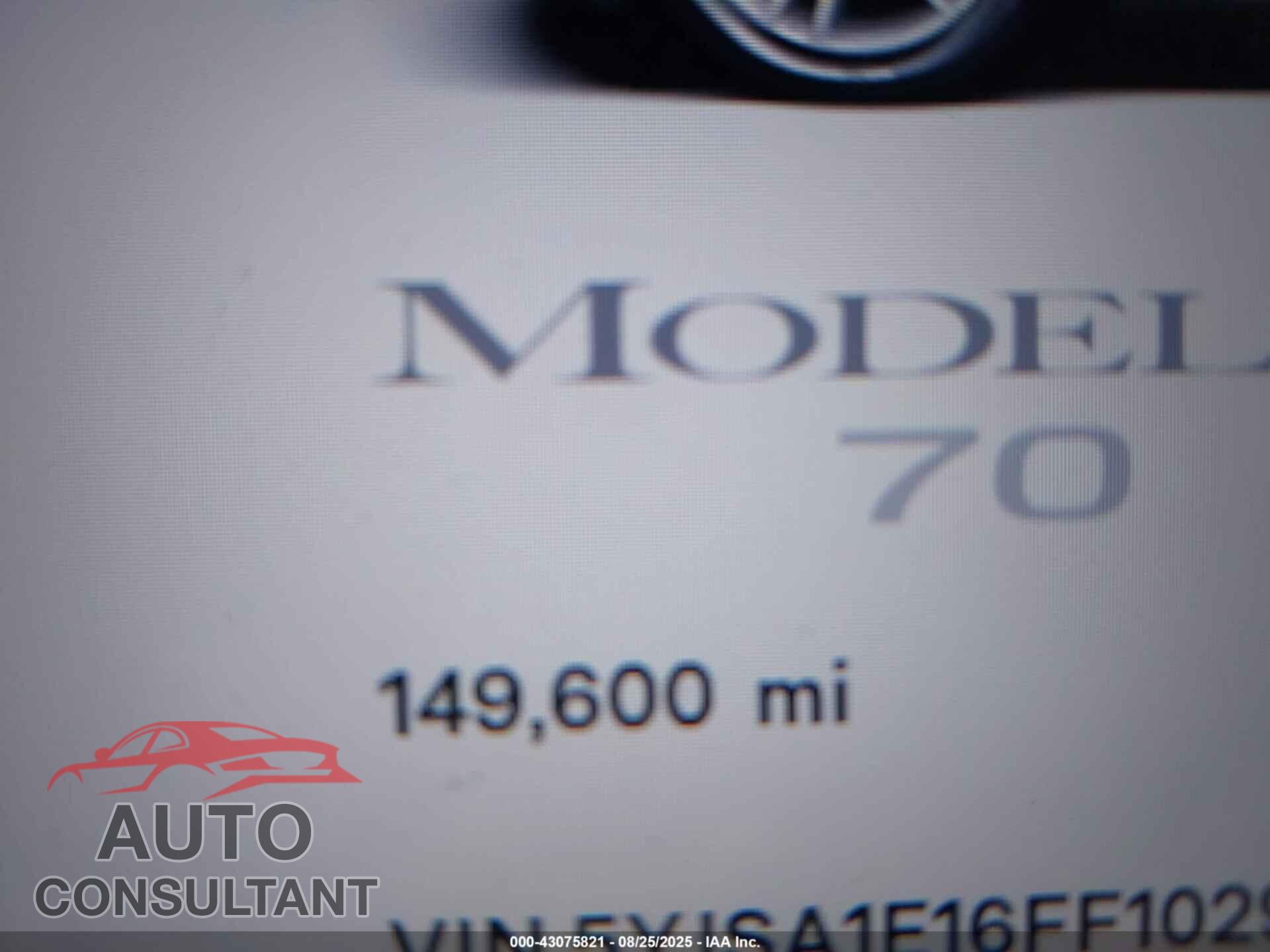 TESLA MODEL S 2015 - 5YJSA1E16FF102958