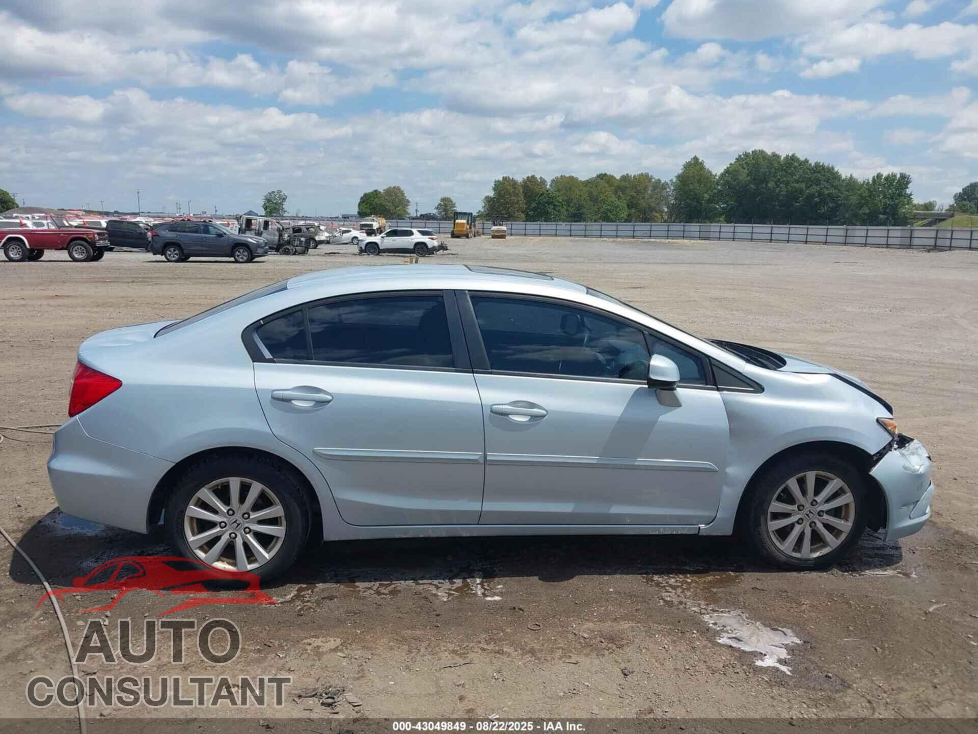 HONDA CIVIC 2012 - 19XFB2F85CE027767