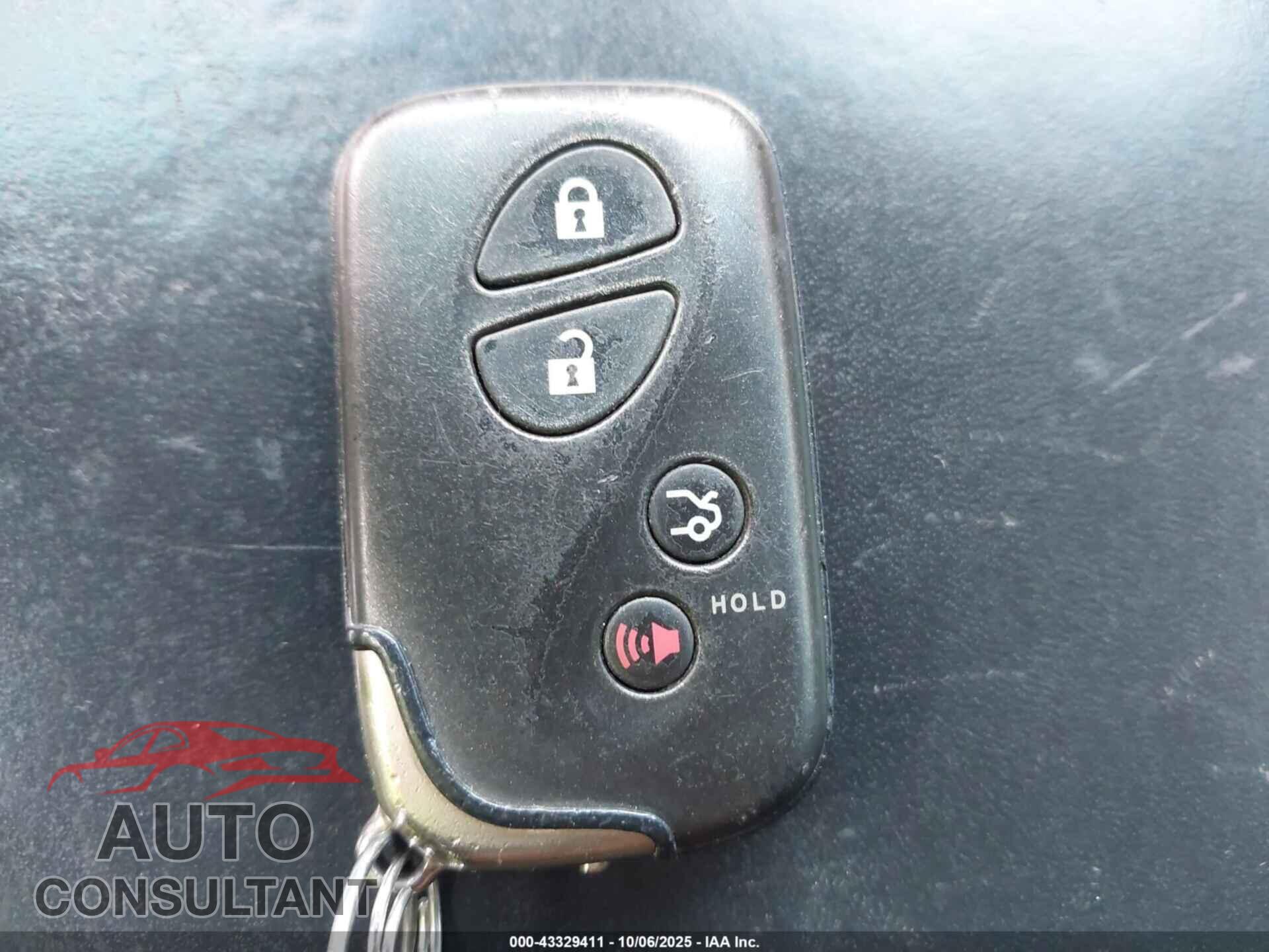 LEXUS LS 460 2010 - JTHDL5EF5A5002123